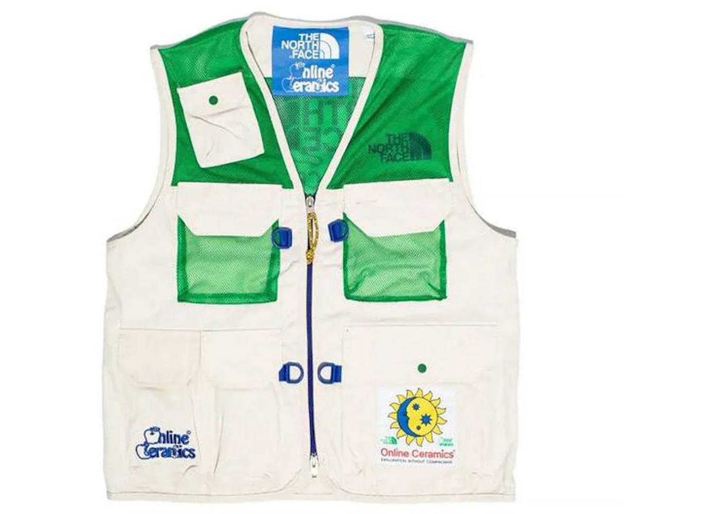 The North Face x Online Ceramics M66 Utility Vest White Green - 1