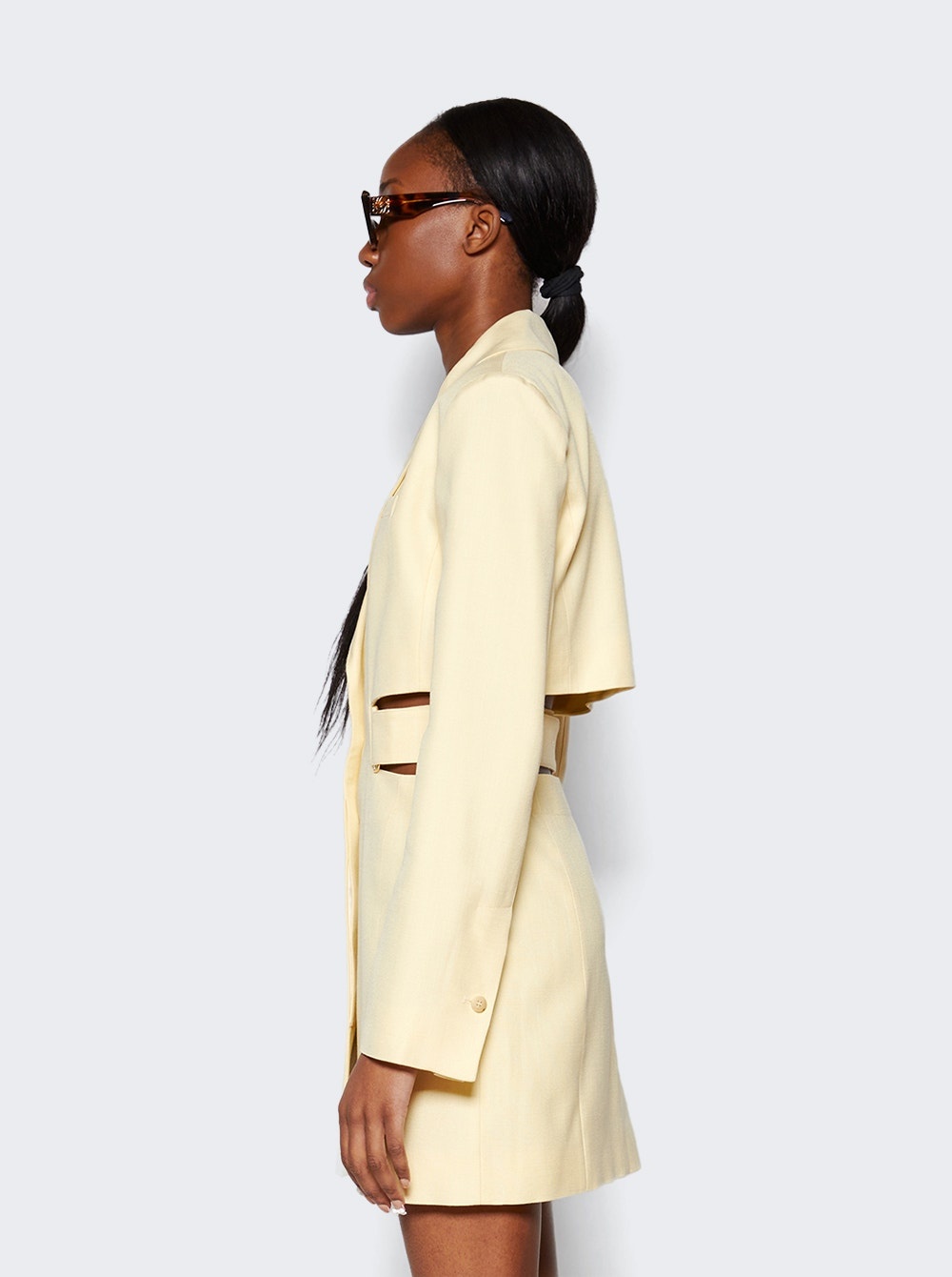 La Robe Bari Dress Pale Yellow - 4