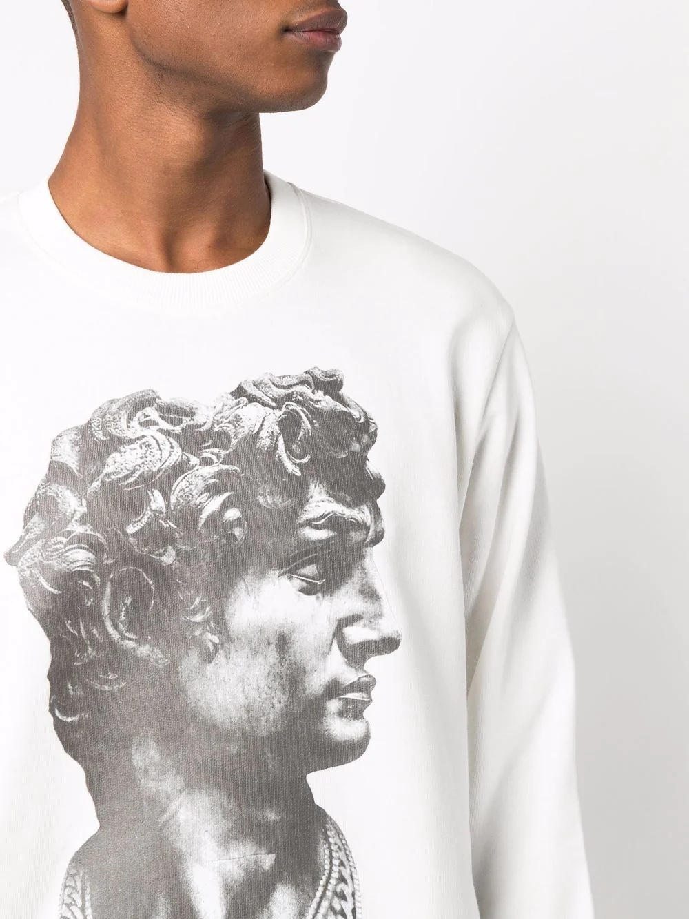 statue print sweatshirt - 5