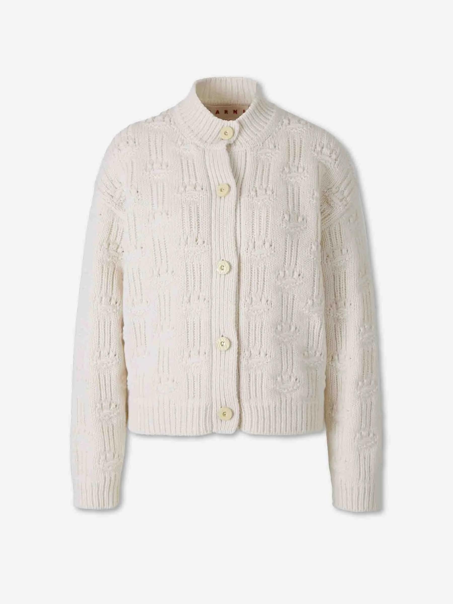 TEXTURED KNIT CARDIGAN - 1