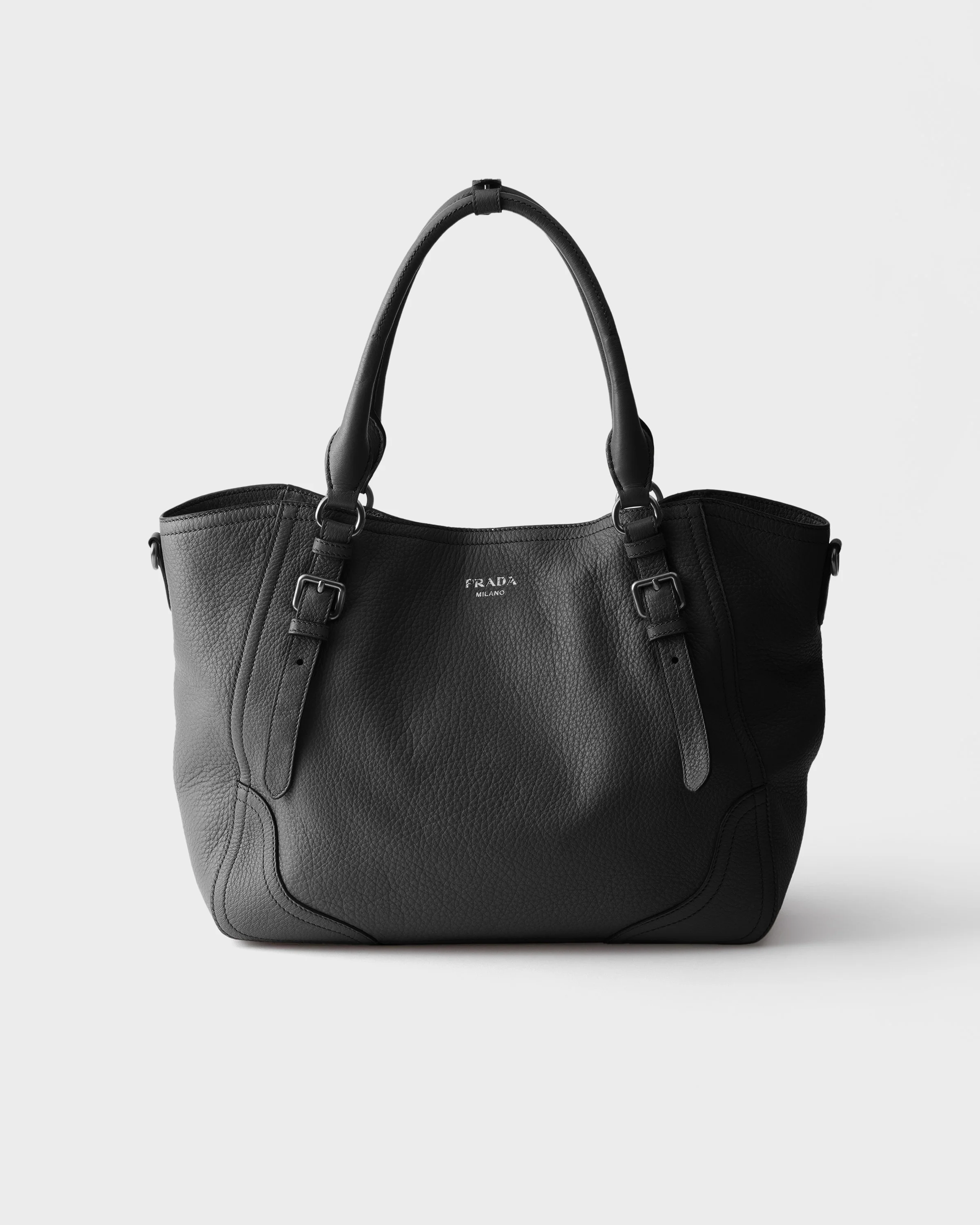 Large leather tote bag - 1