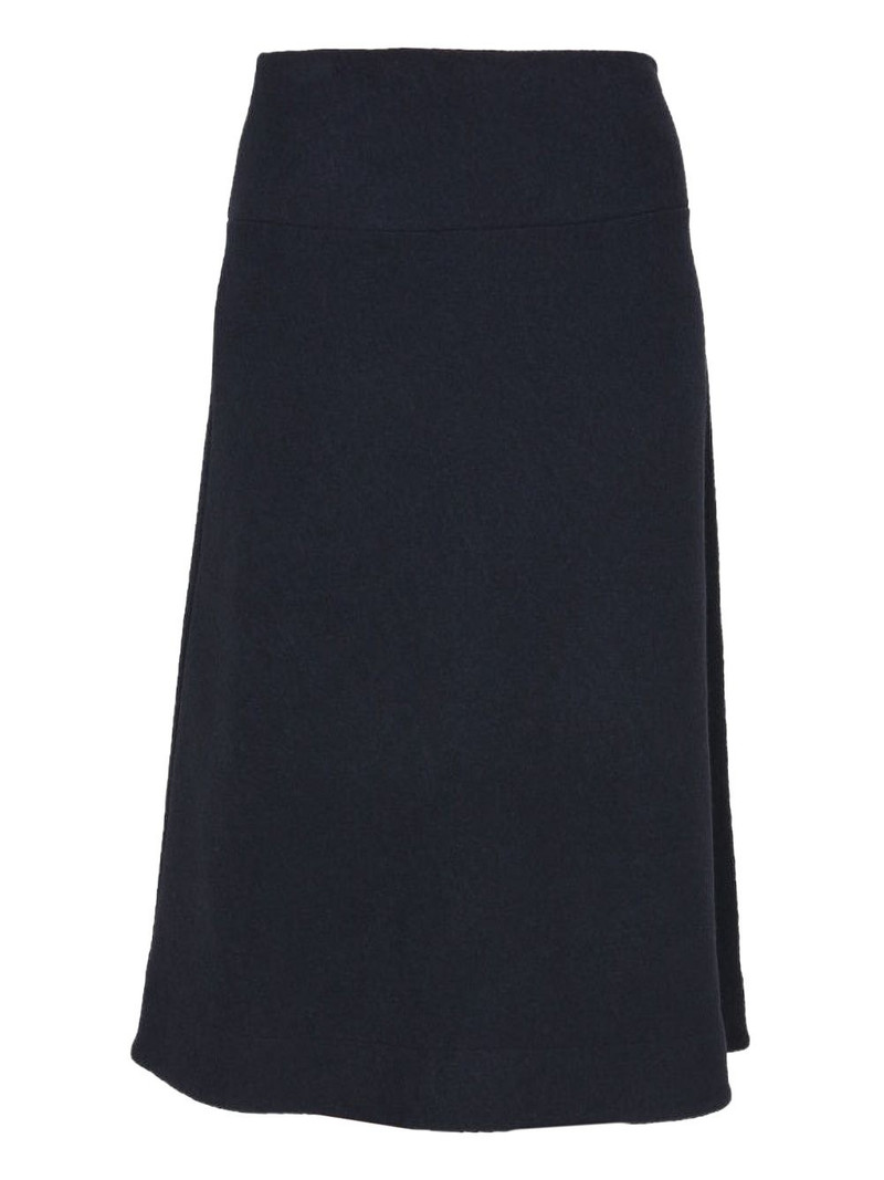 zip-fastening midi skirt 1