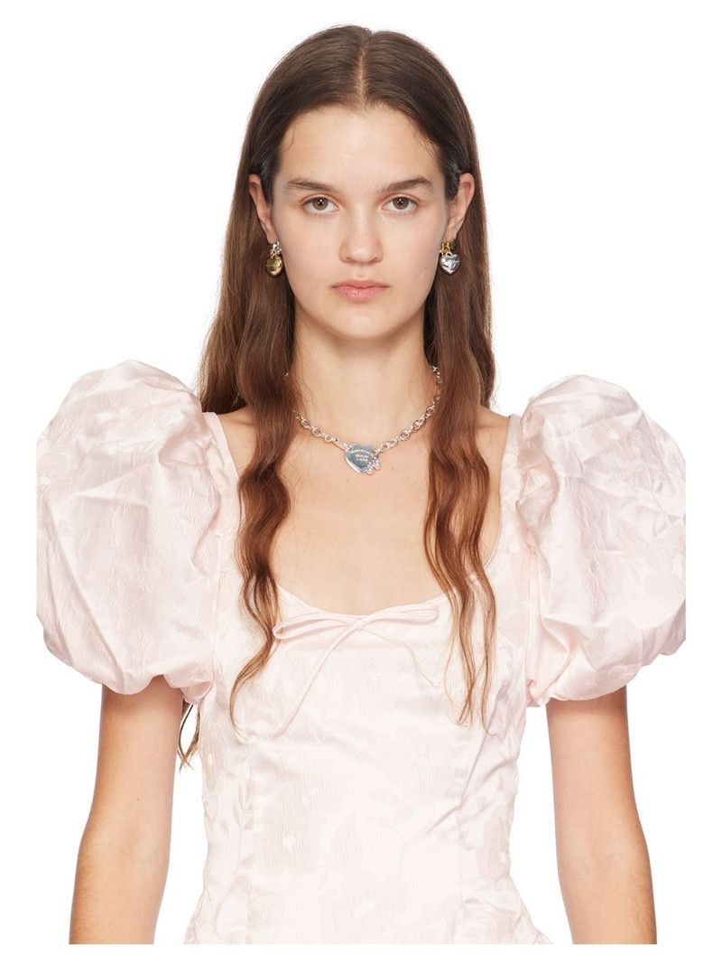 Silver & Gold Ballerina Earrings 3