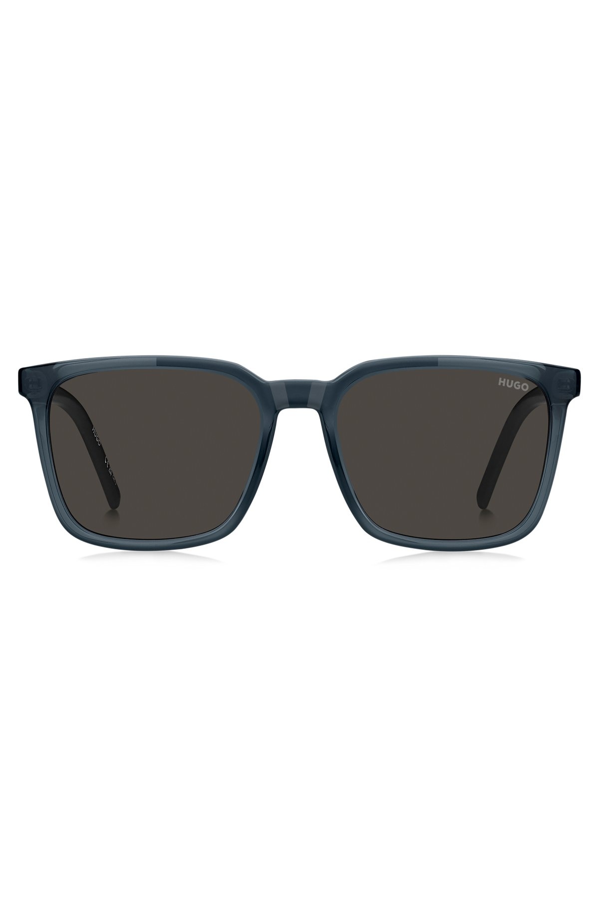 BLUE SUNGLASSES WITH TEXTURED TEMPLES - 3