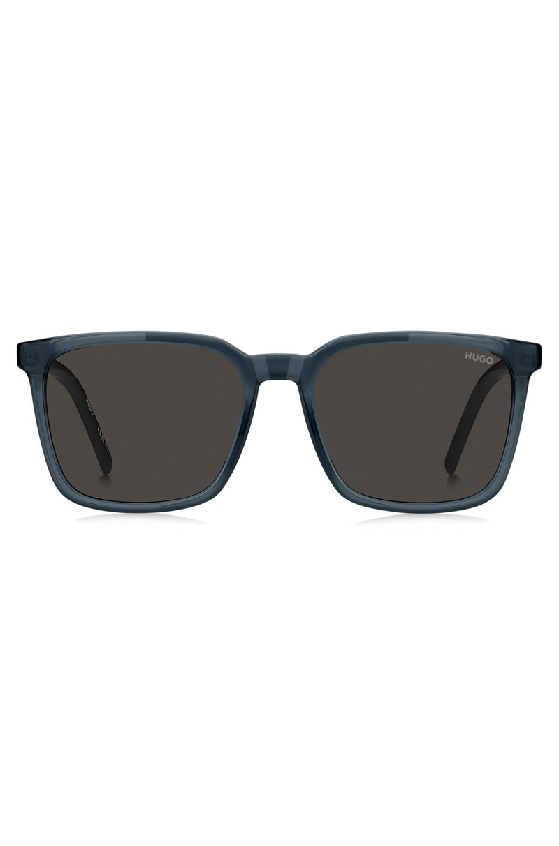 BLUE SUNGLASSES WITH TEXTURED TEMPLES 3