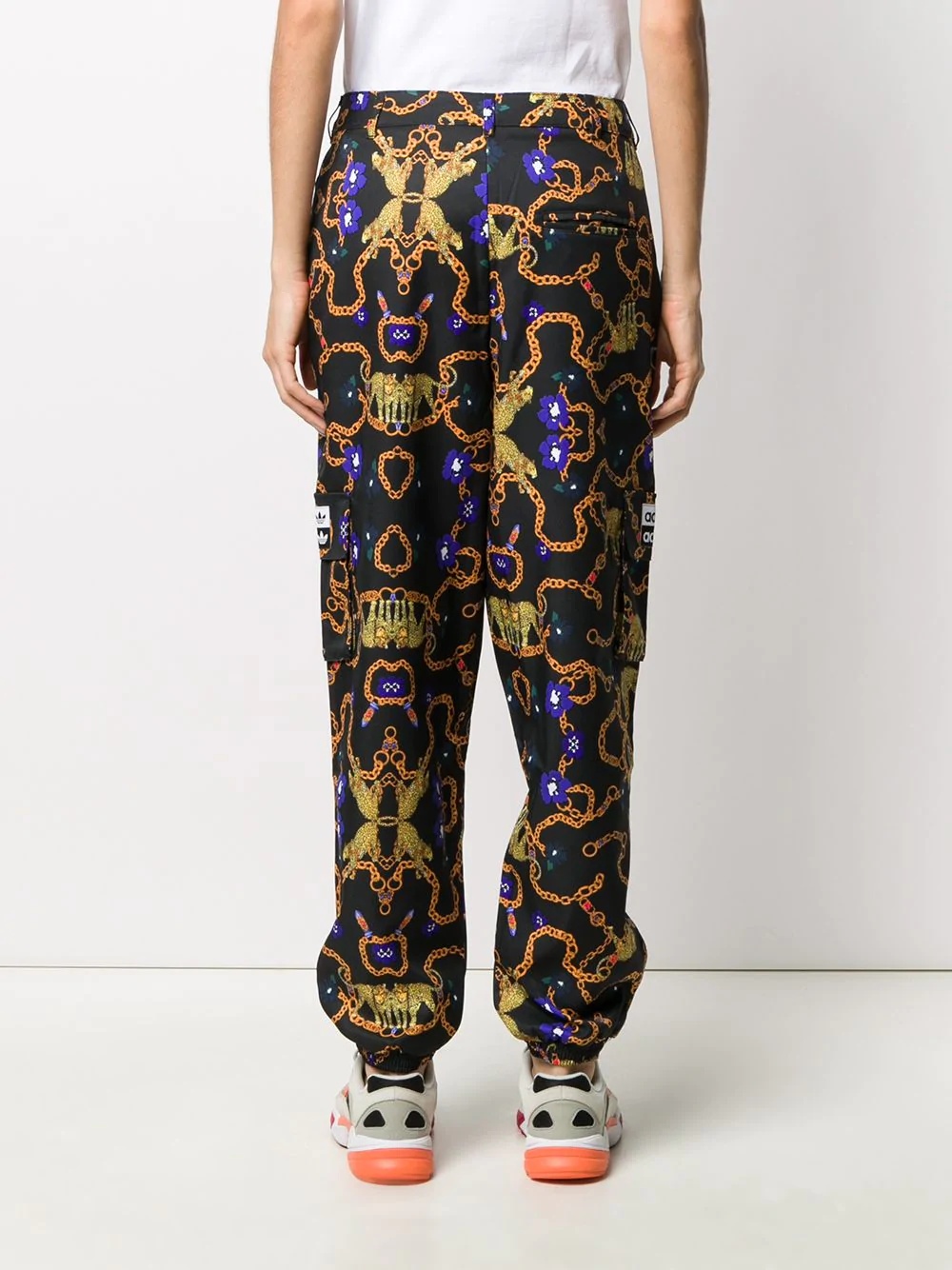 Her Studio London baroque-print trousers - 4