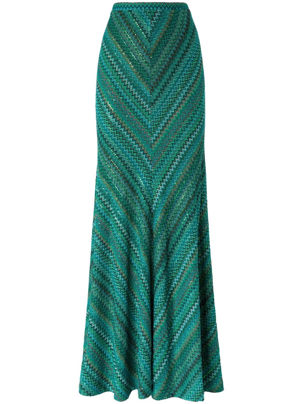 Zigzag maxi skirt - 1
