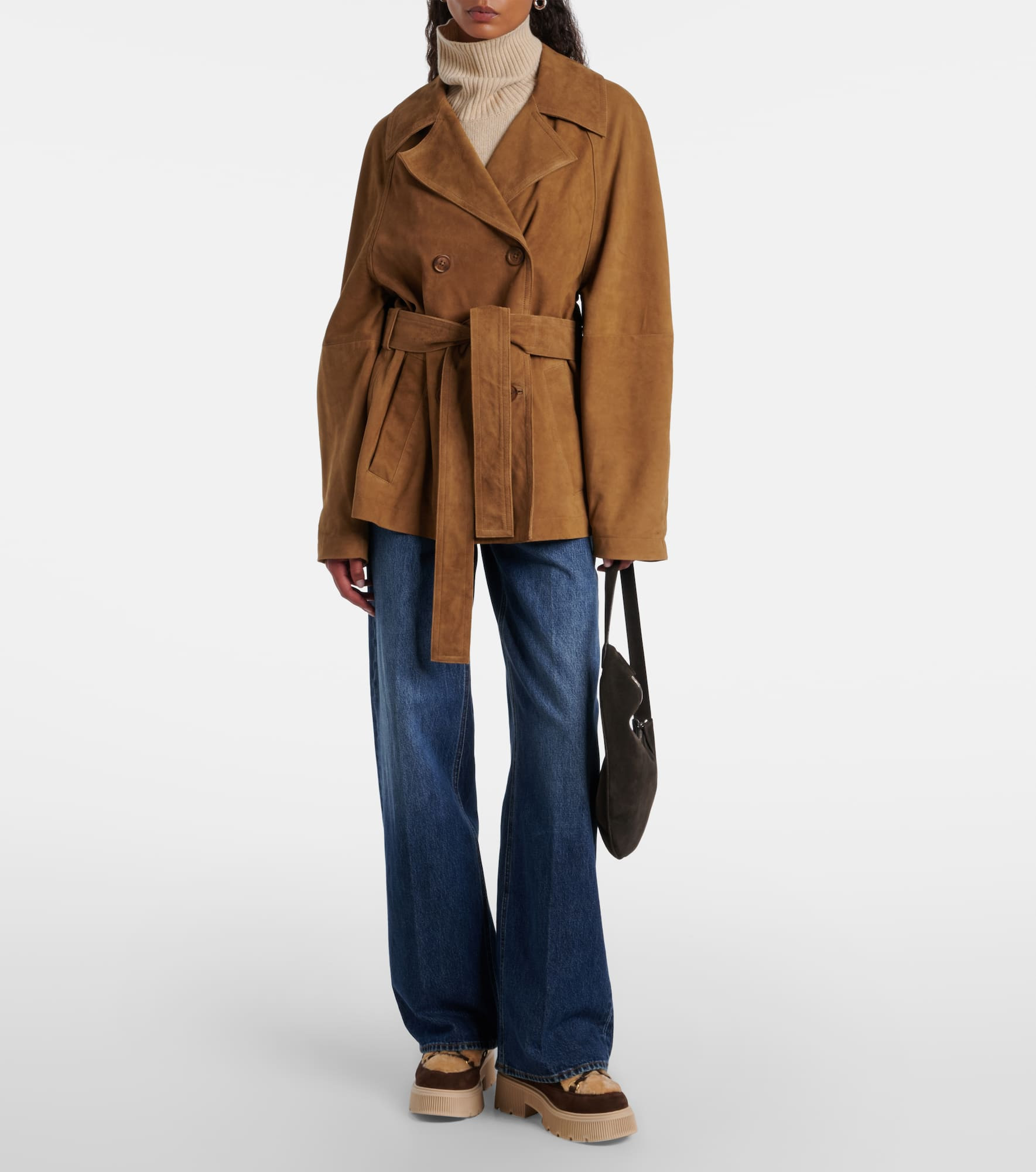 Turin shearling and suede ankle boots - 3