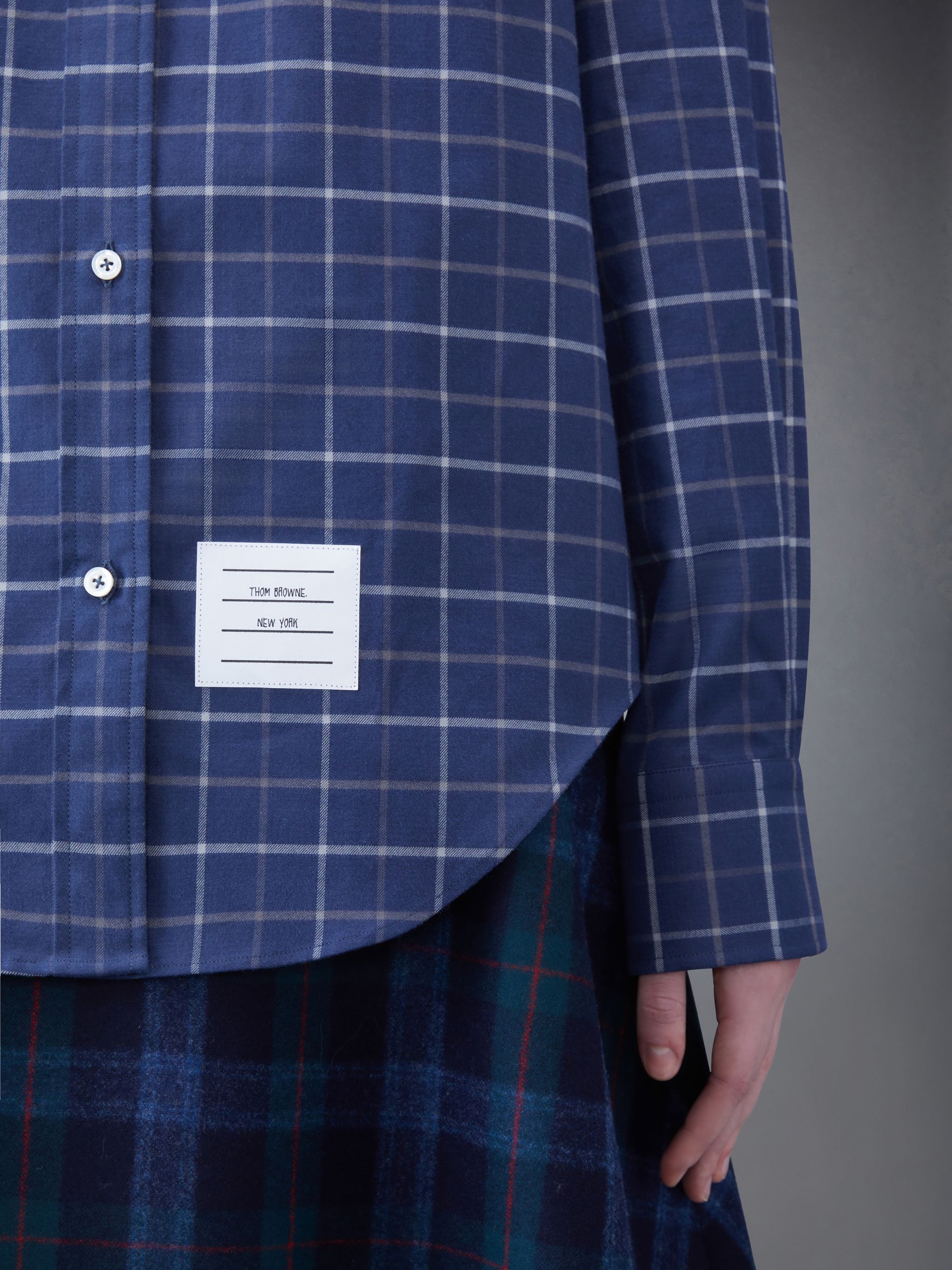 Tattersal Check Flannel Easy Fit Shirt - 6