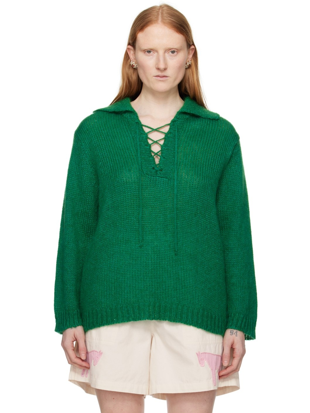 Green Alpine Sweater - 1