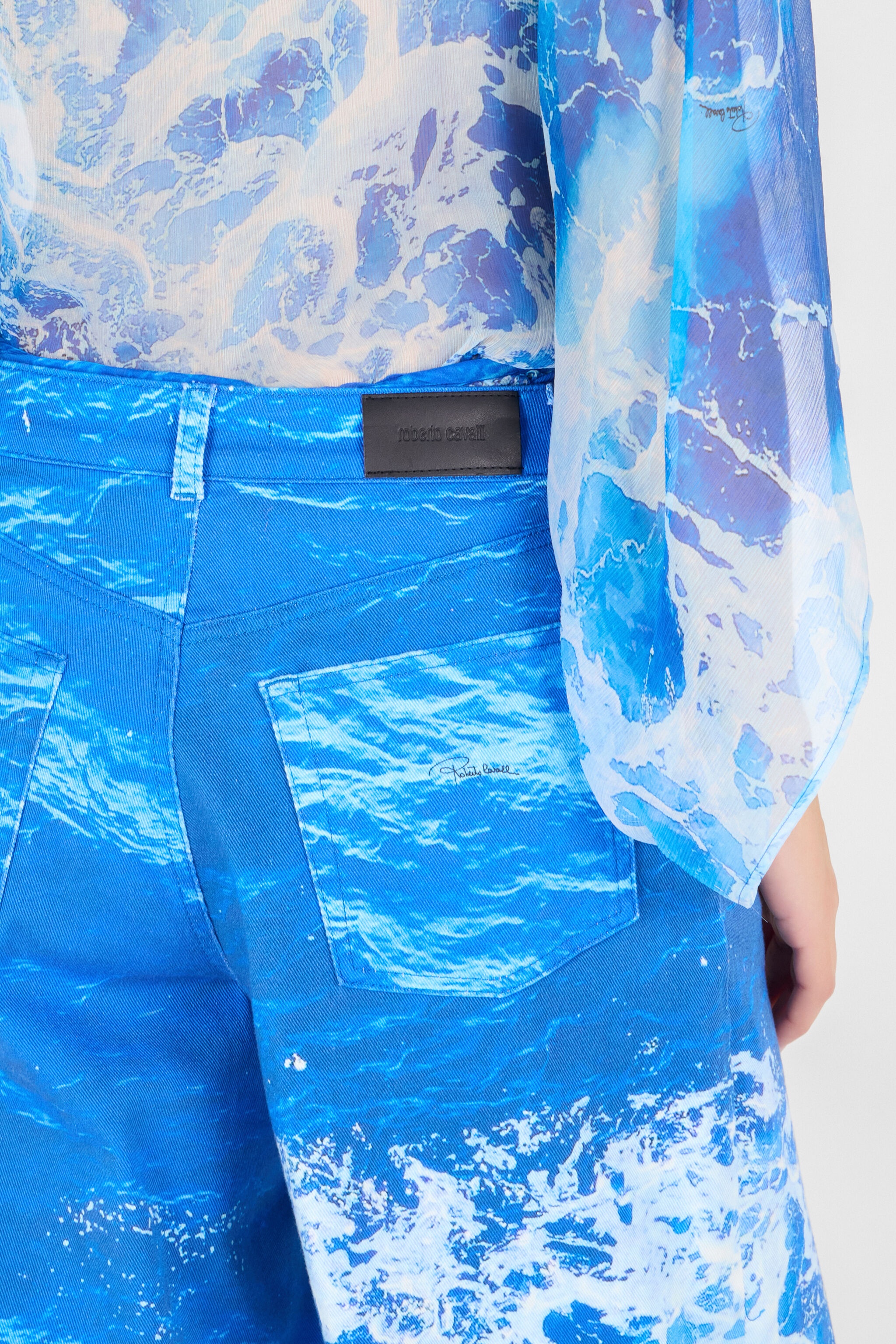 Stretto di Messina Print Jeans - 7