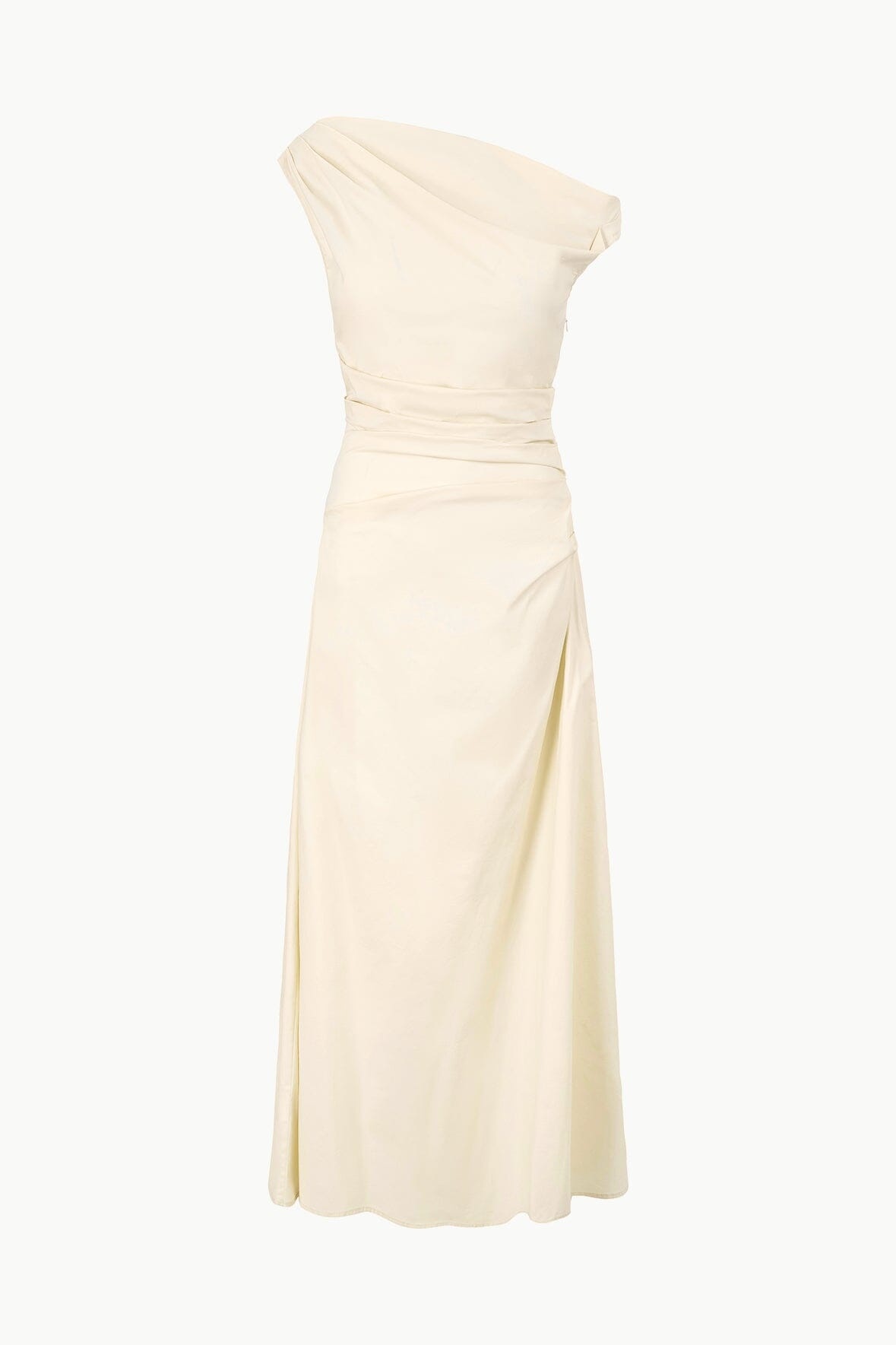 STAUD MAXI PHARE DRESS BUTTERCREAM - 1