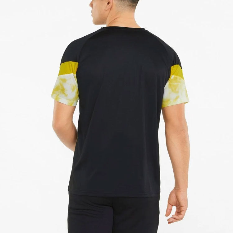 PUMA Colorblock Men Round Neck Black T-Shirt 'Black' 765038-02 - 5