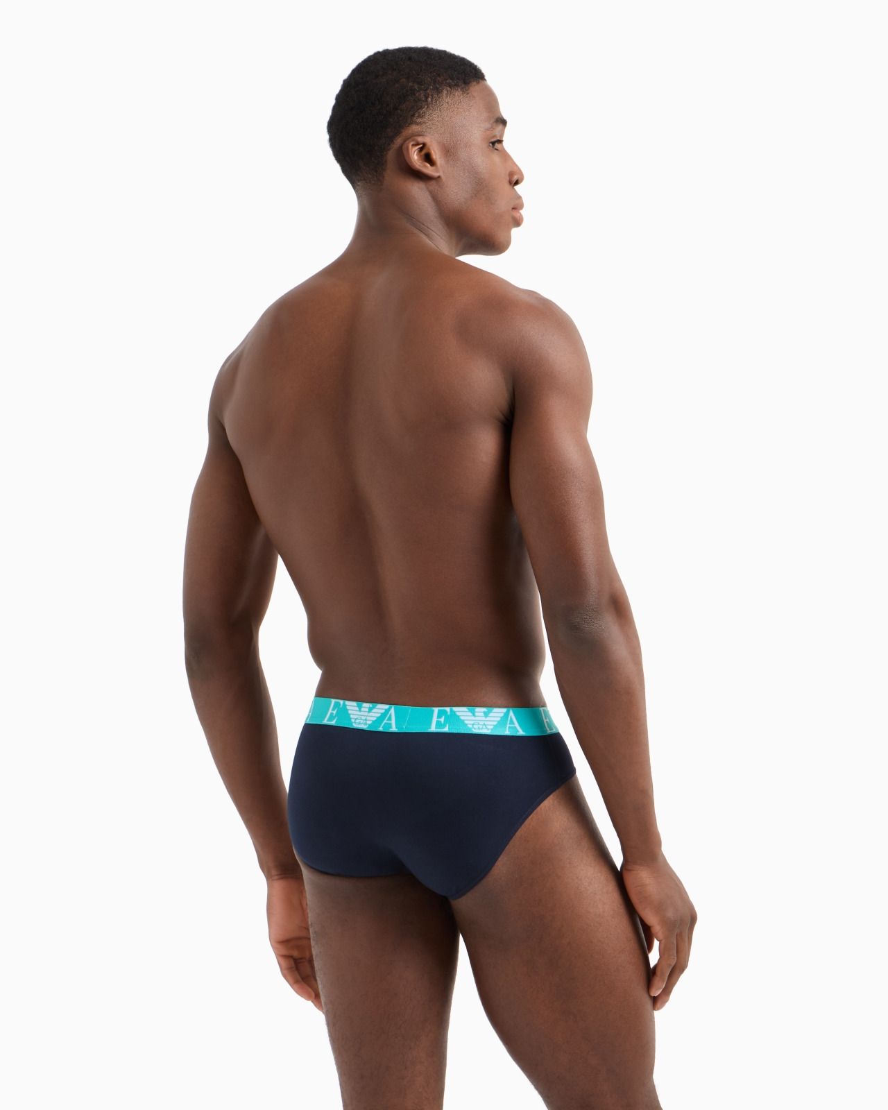 THREE-PACK OF BRIEFS WITH BOLD MONOGRAM LOGO - 3