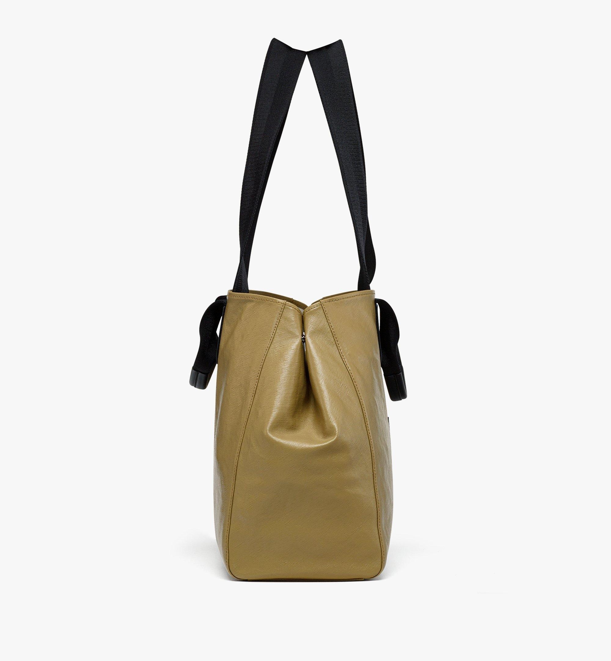 Reversible Diamond Tote in Canvas Leather Mix - 3