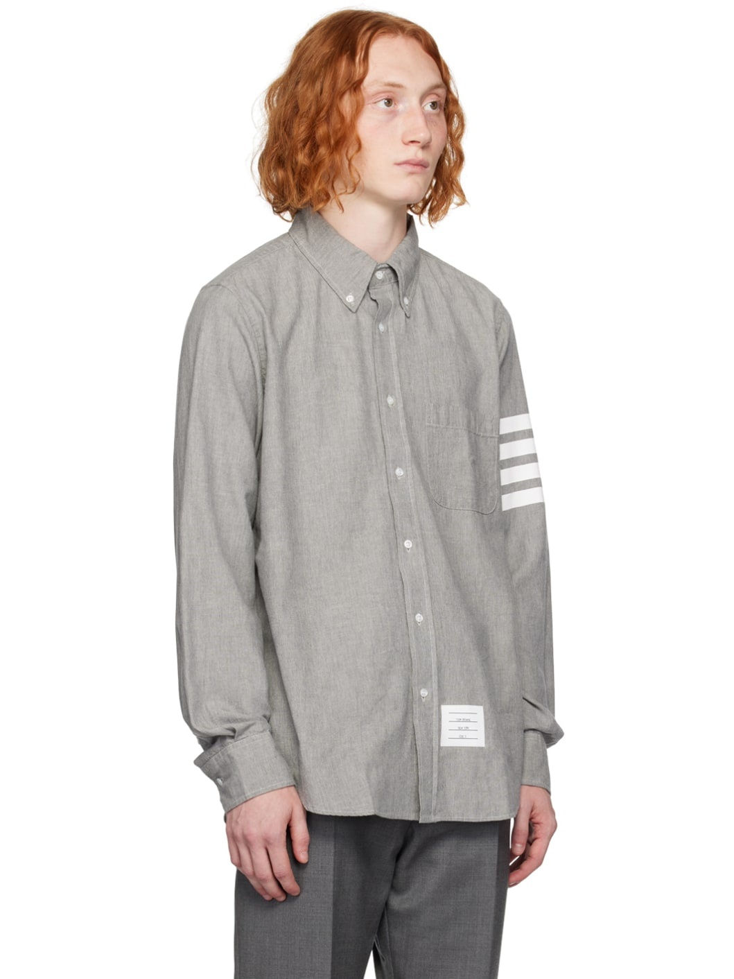 Gray 4-Bar Shirt - 2