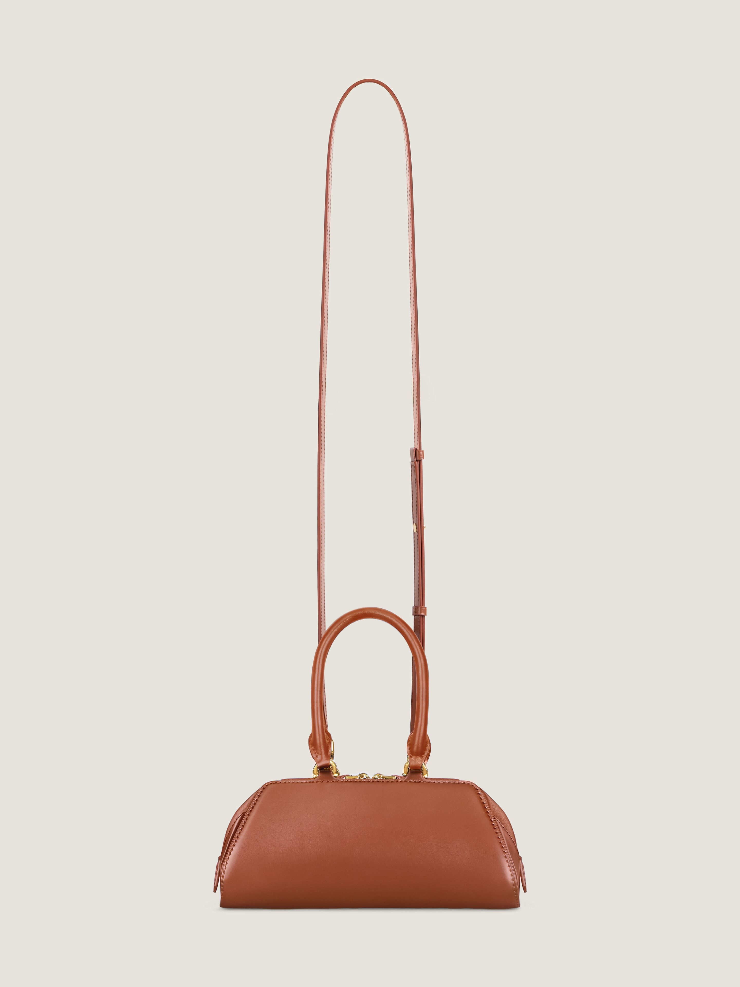 MINI ANTIGONA EAST-WEST BAG IN BOX LEATHER - 4