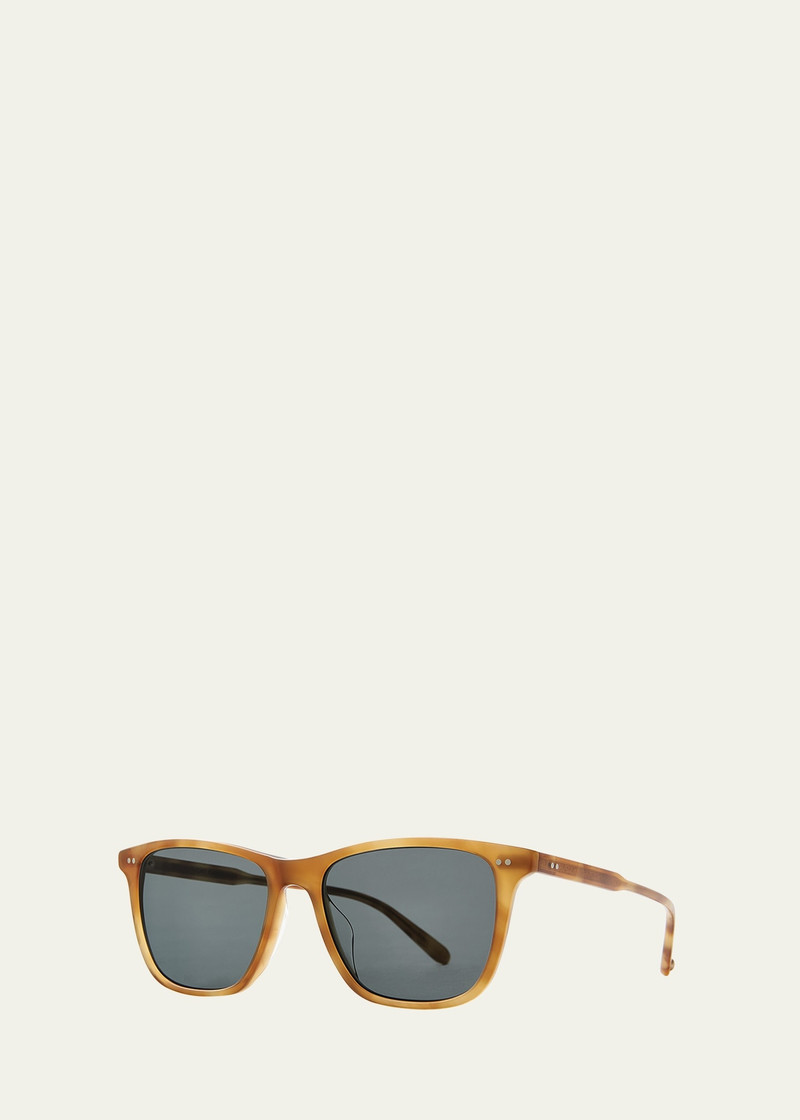 Garrett Leight Men's Hayes Sun Polarized Square Sunglasses outlook