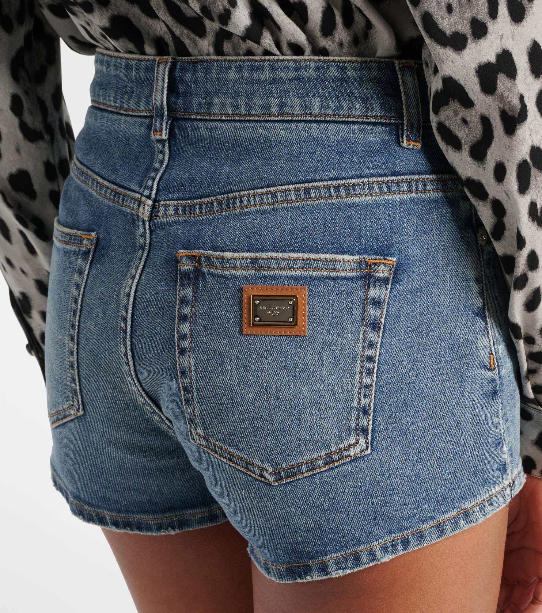 Denim shorts - 5