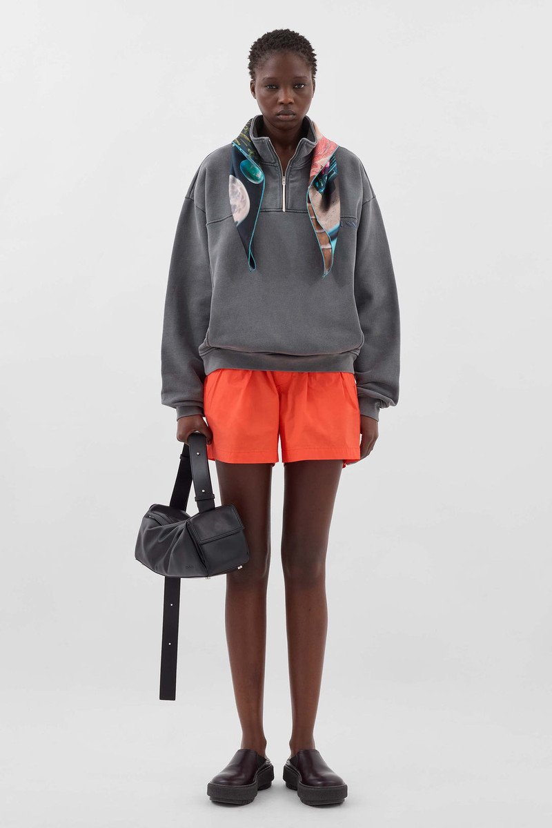 ELASTIC SHORTS / bright orange 3