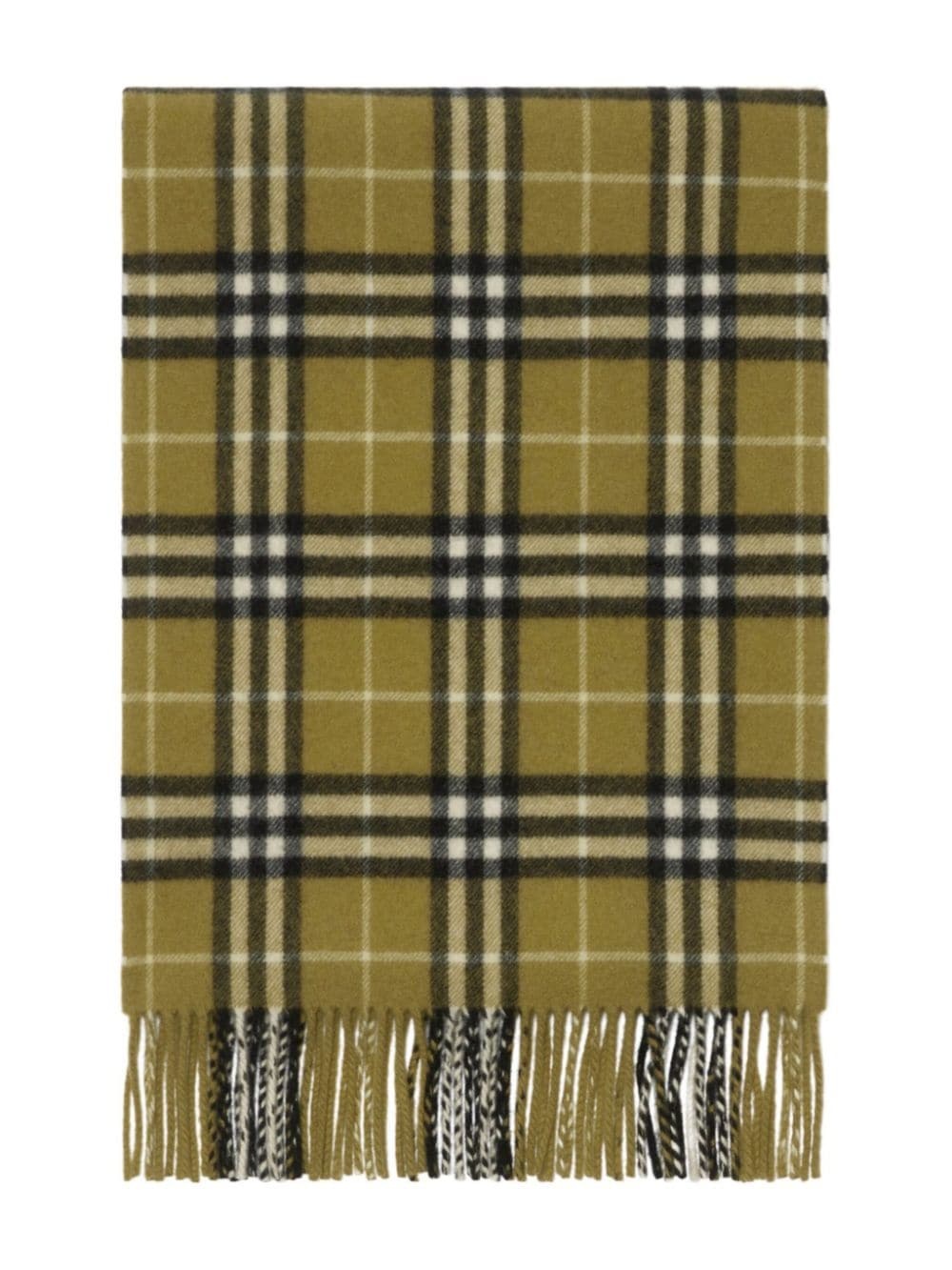 checked cashmere scarf - 2