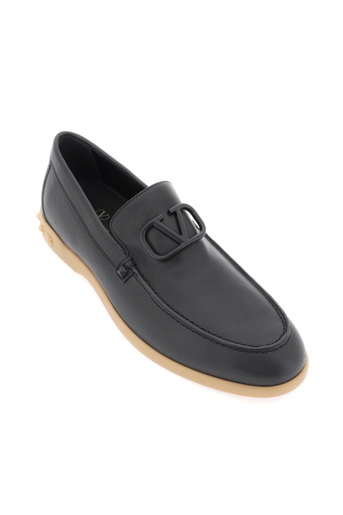 LEISURE FLOWS LEATHER LOAFERS - 4