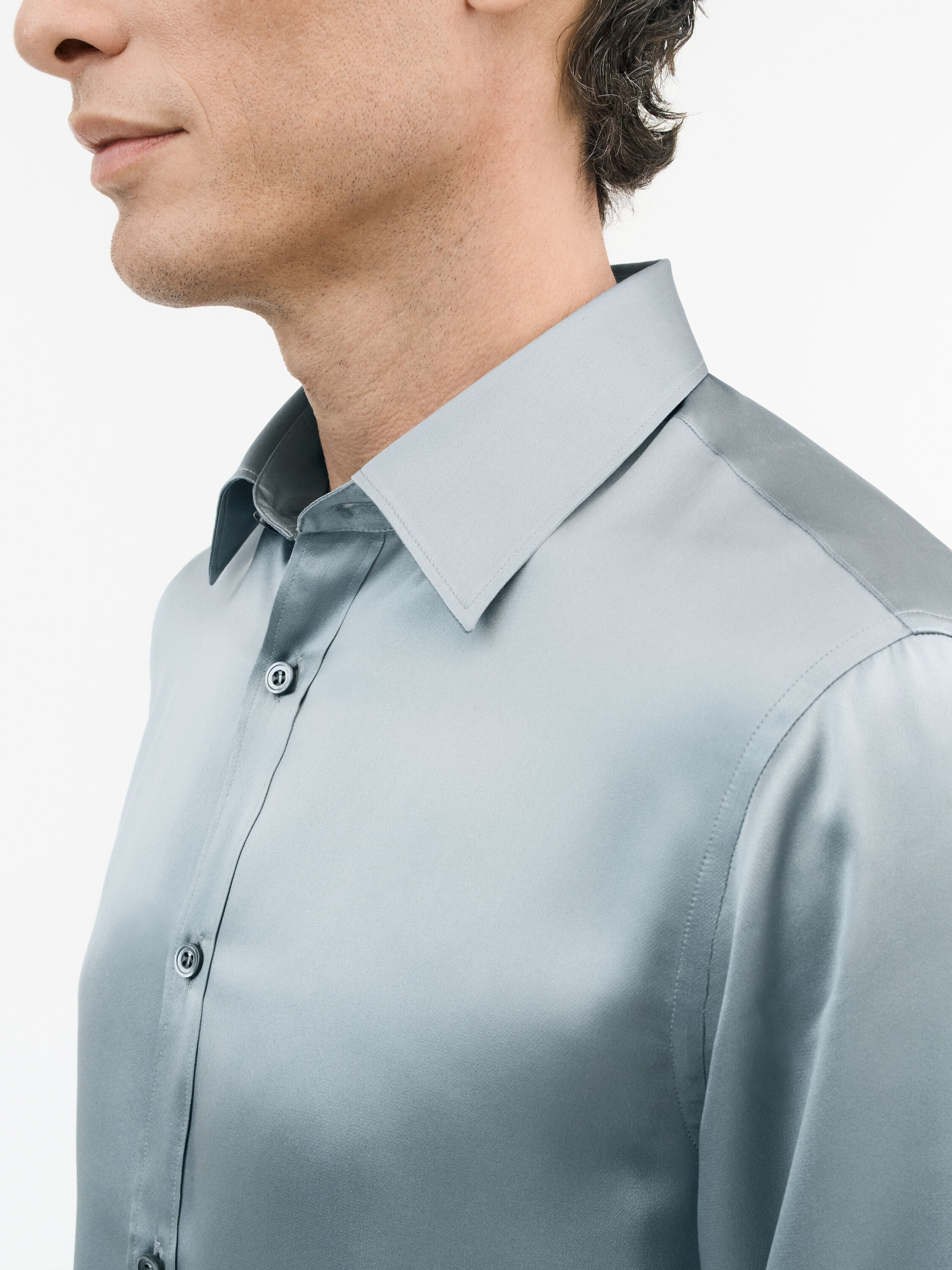 Lowan Regular-Fit Silk Shirt - 5