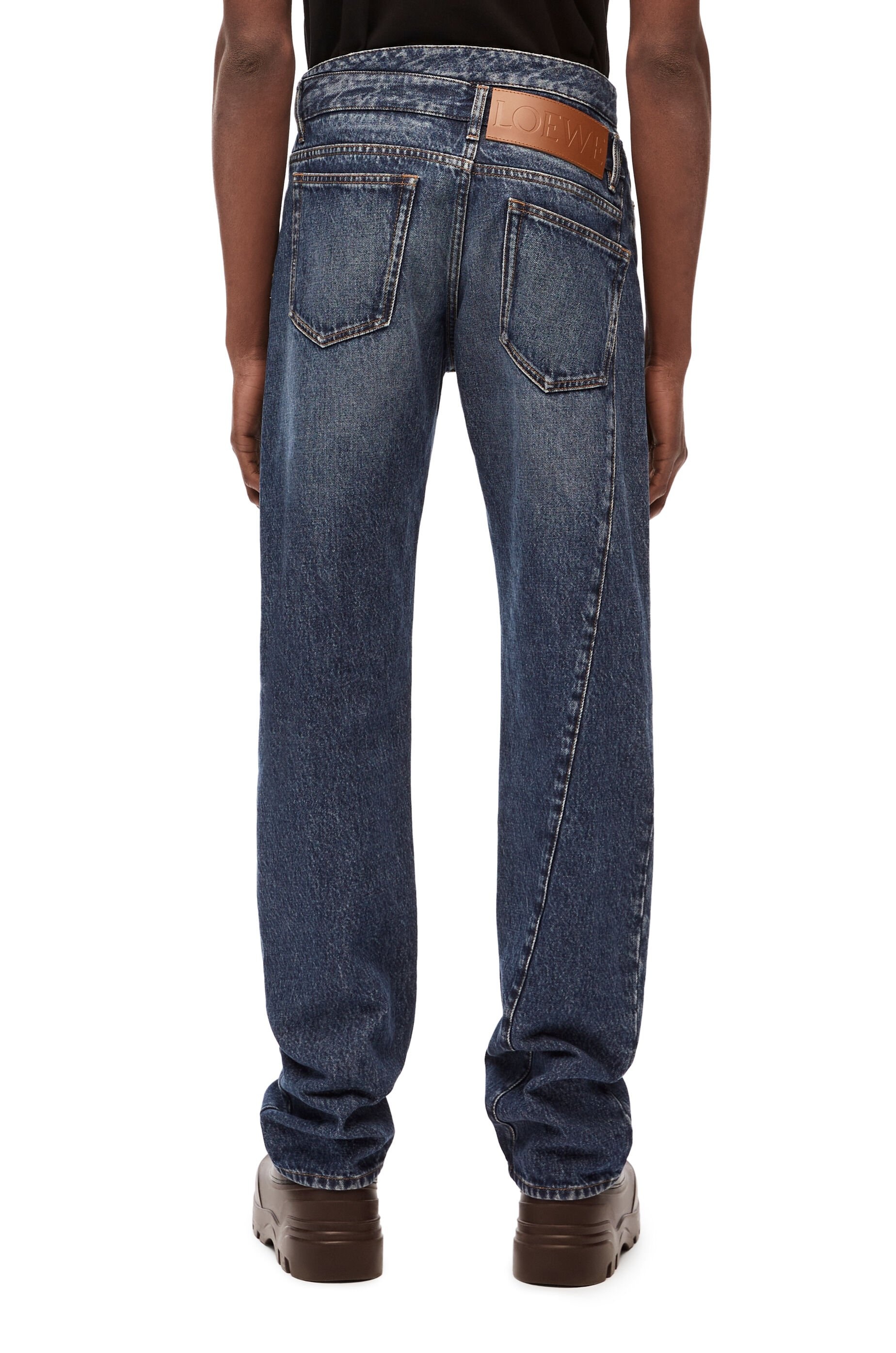 Deconstructed jeans in denim - 4