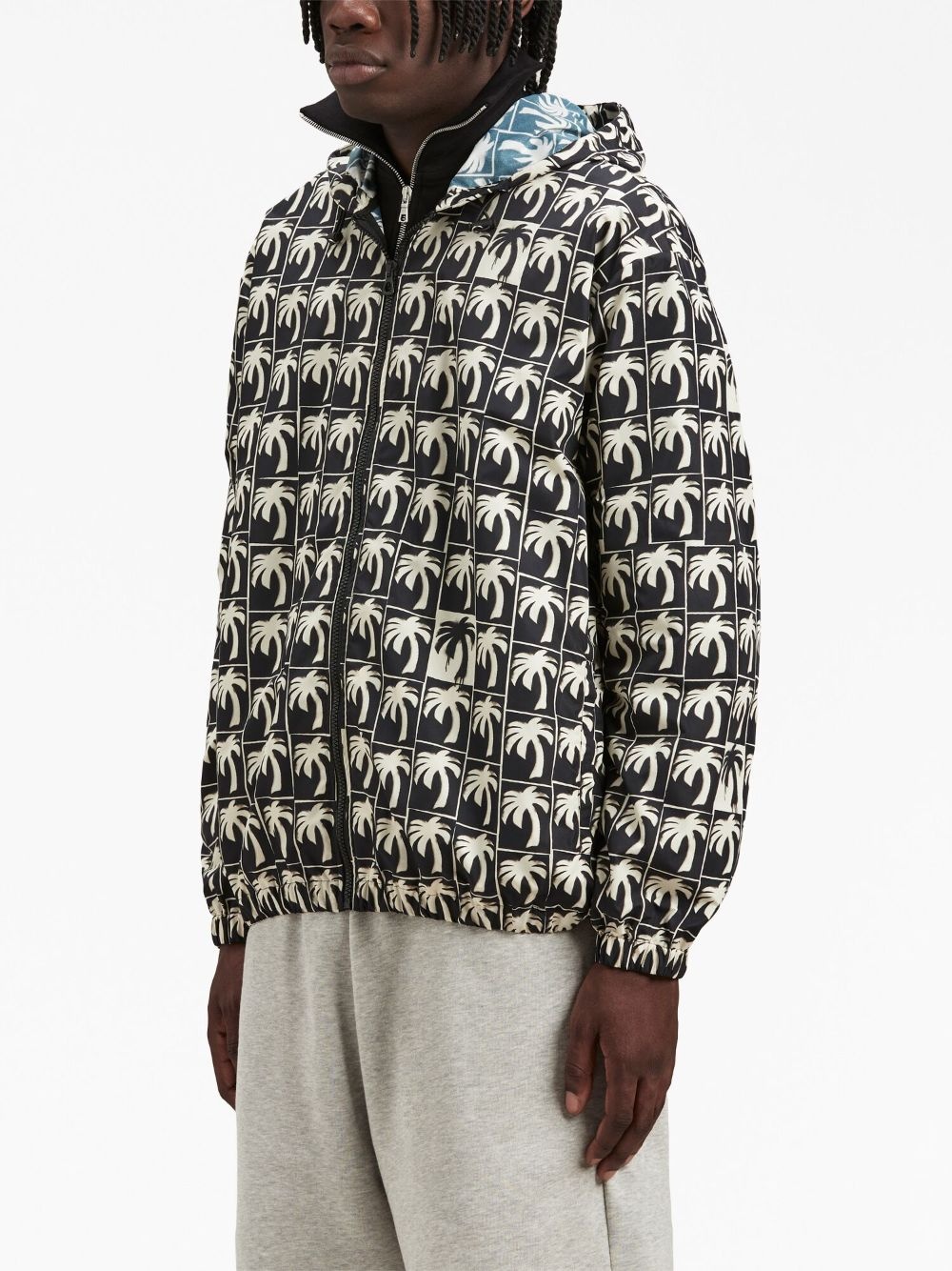 Dripping Palm hooded jacket - 4
