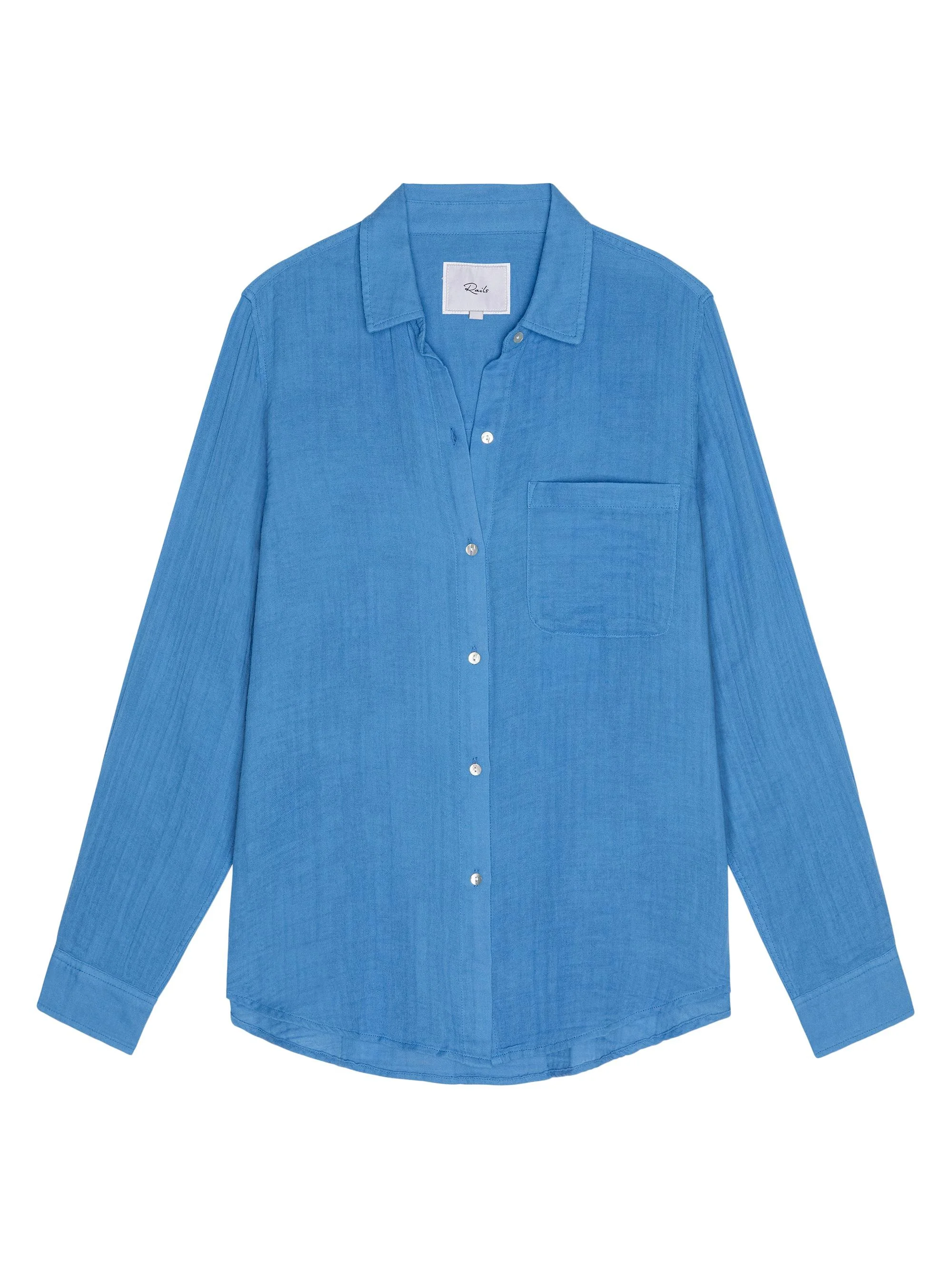 Women's Ellis Cotton Shirt - French Blue - 1
