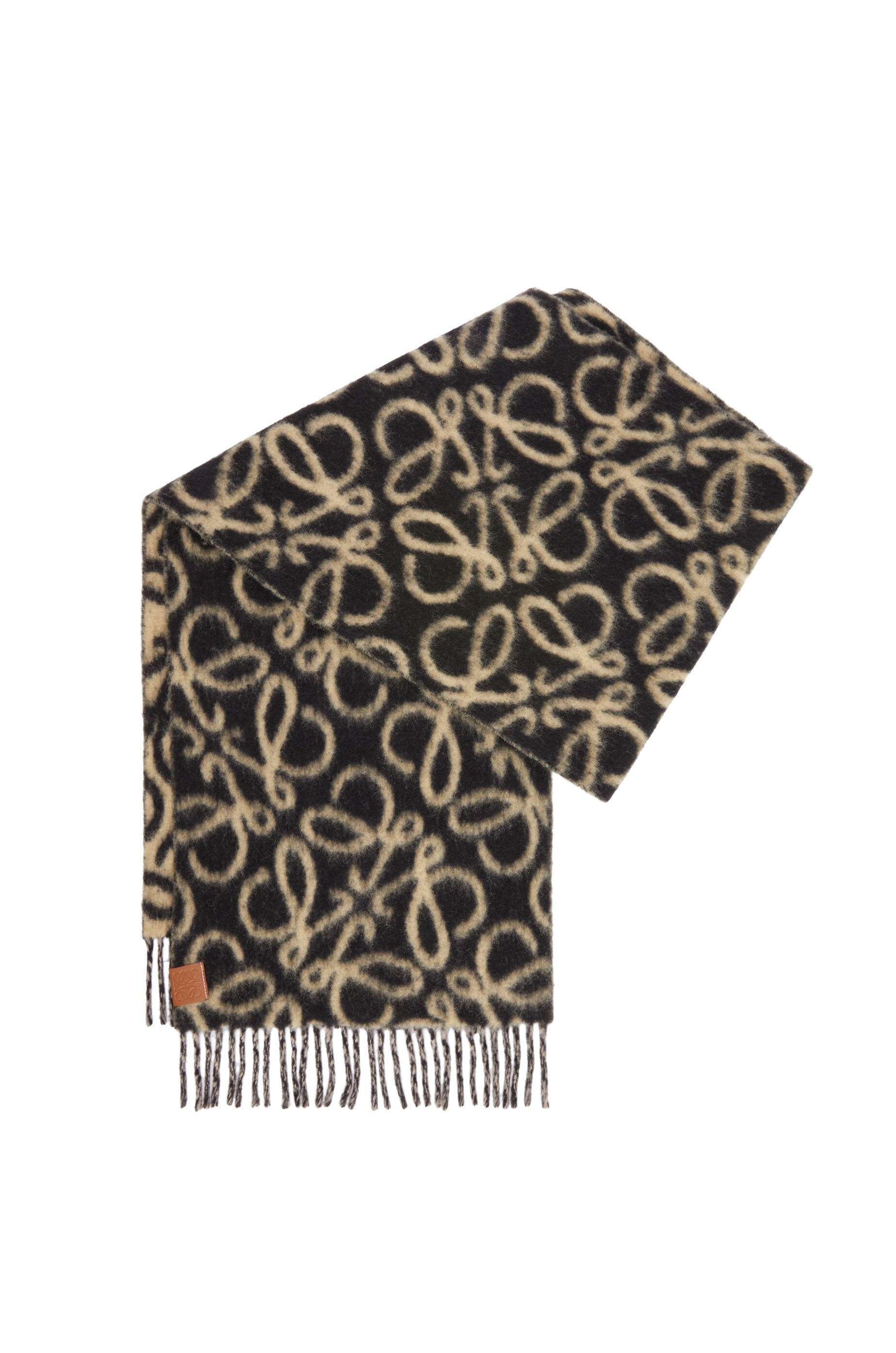 Anagram scarf in alpaca and wool - 4