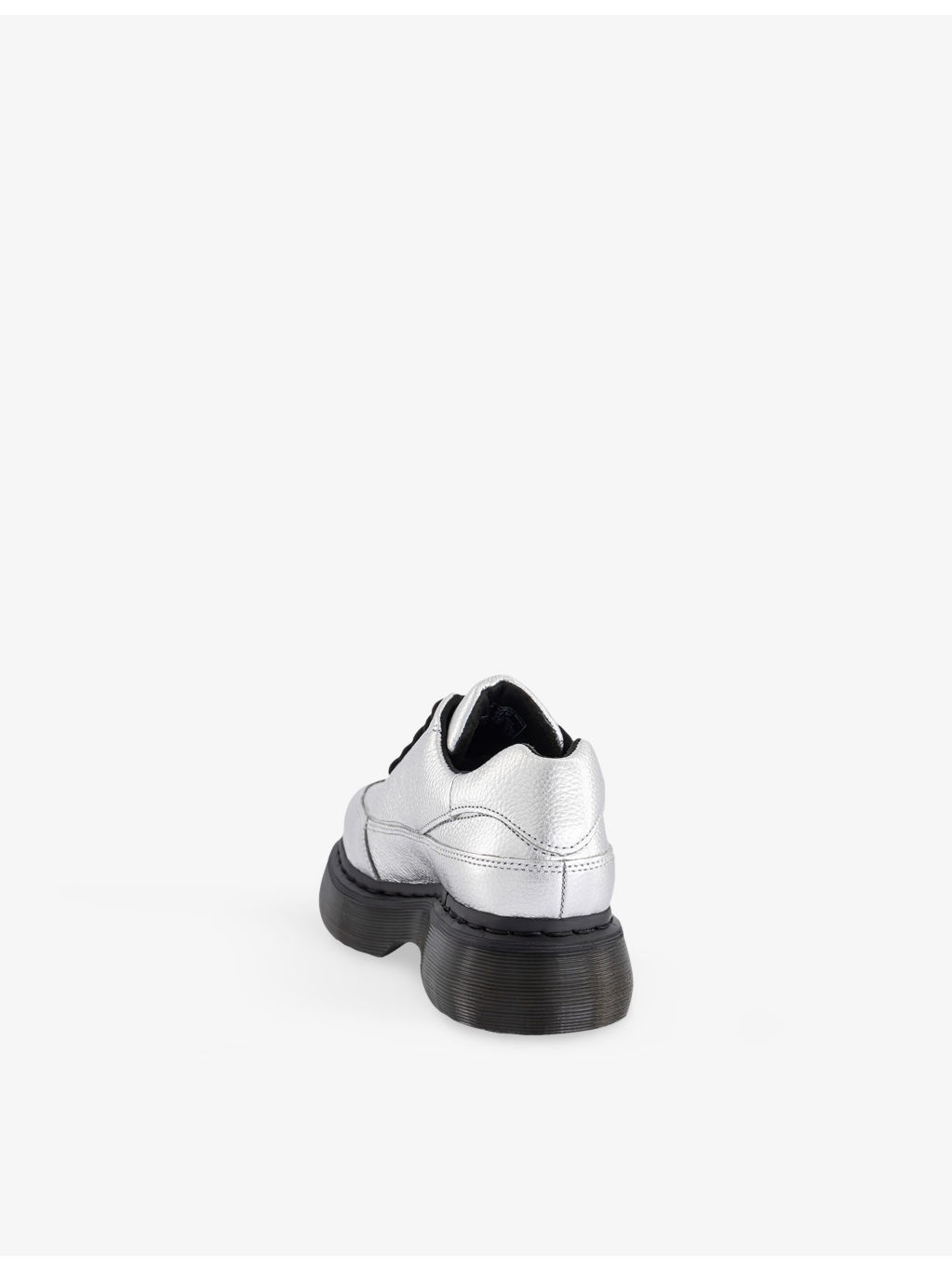 Buzz 5-Eye Metallic Leather Shoes - 4
