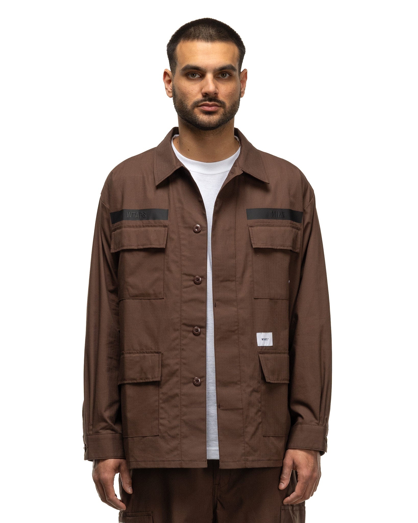 WTAPS JMOD 01 / LS / Cotton. Ripstop. Identity Brown | REVERSIBLE