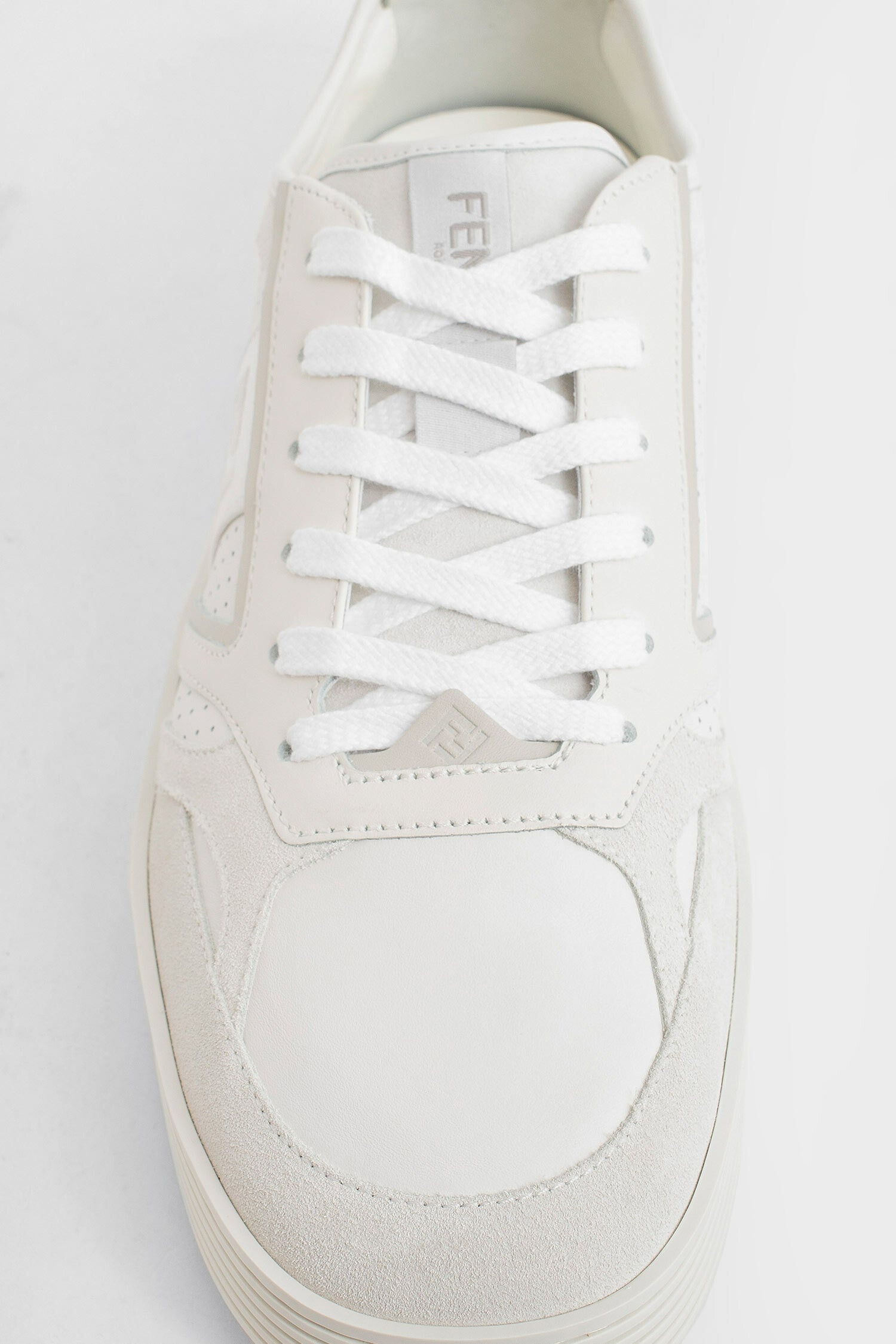 FENDI MAN WHITE SNEAKERS - 5