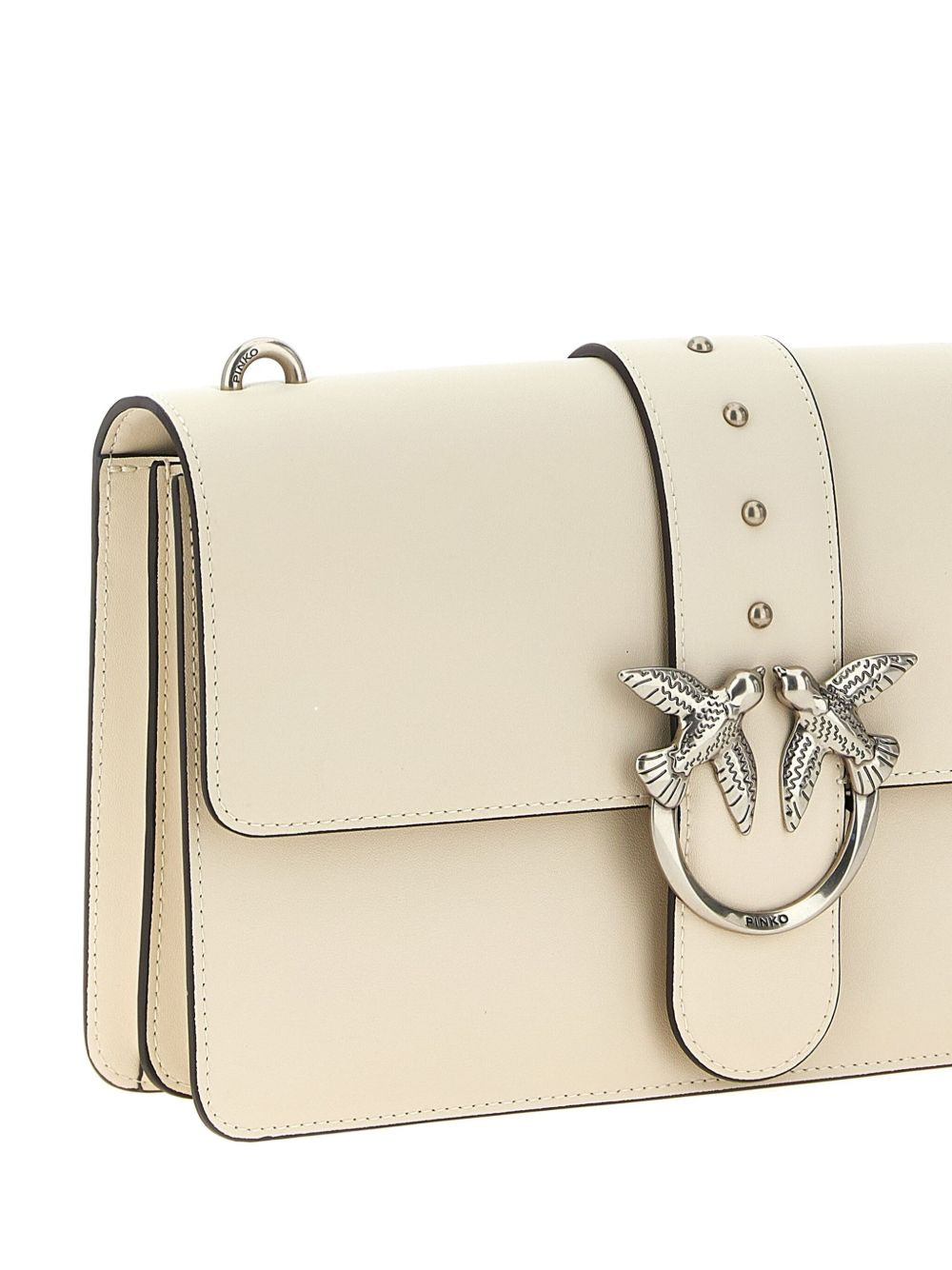 bird-embellished flap cross body bag - 3