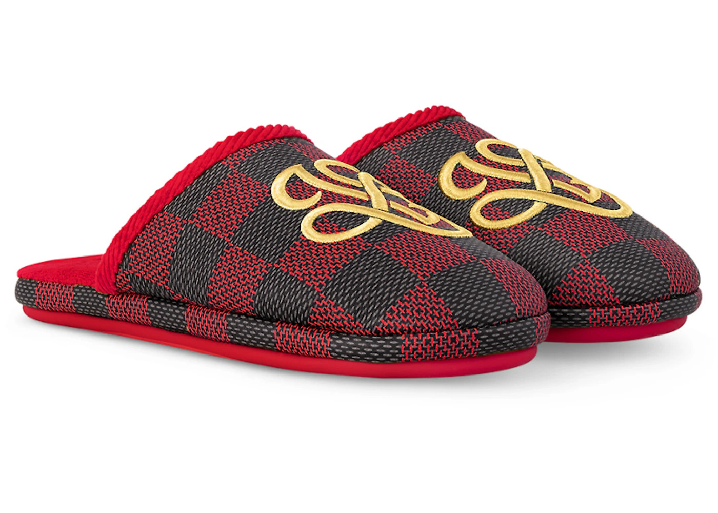 Louis Vuitton LV Palace Slipper Damier Pop Red - 2