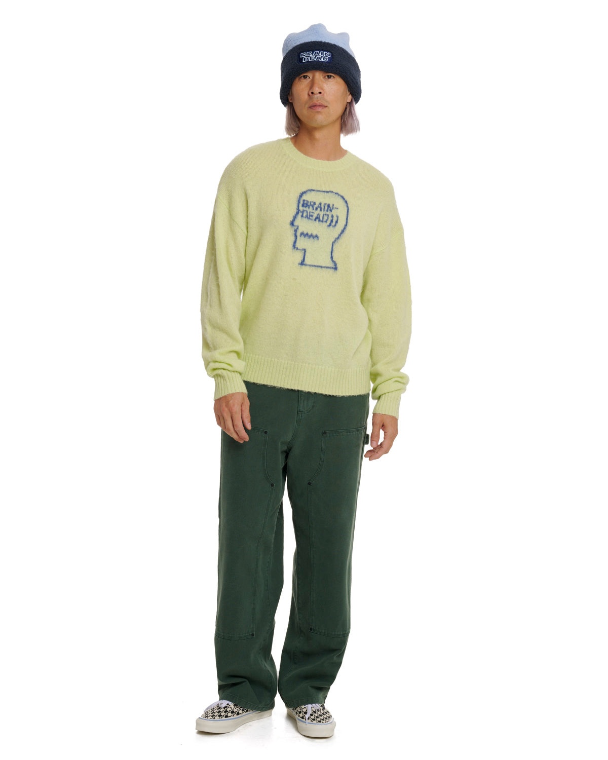 Logohead Pile Crewneck Sweater - Melon - 4