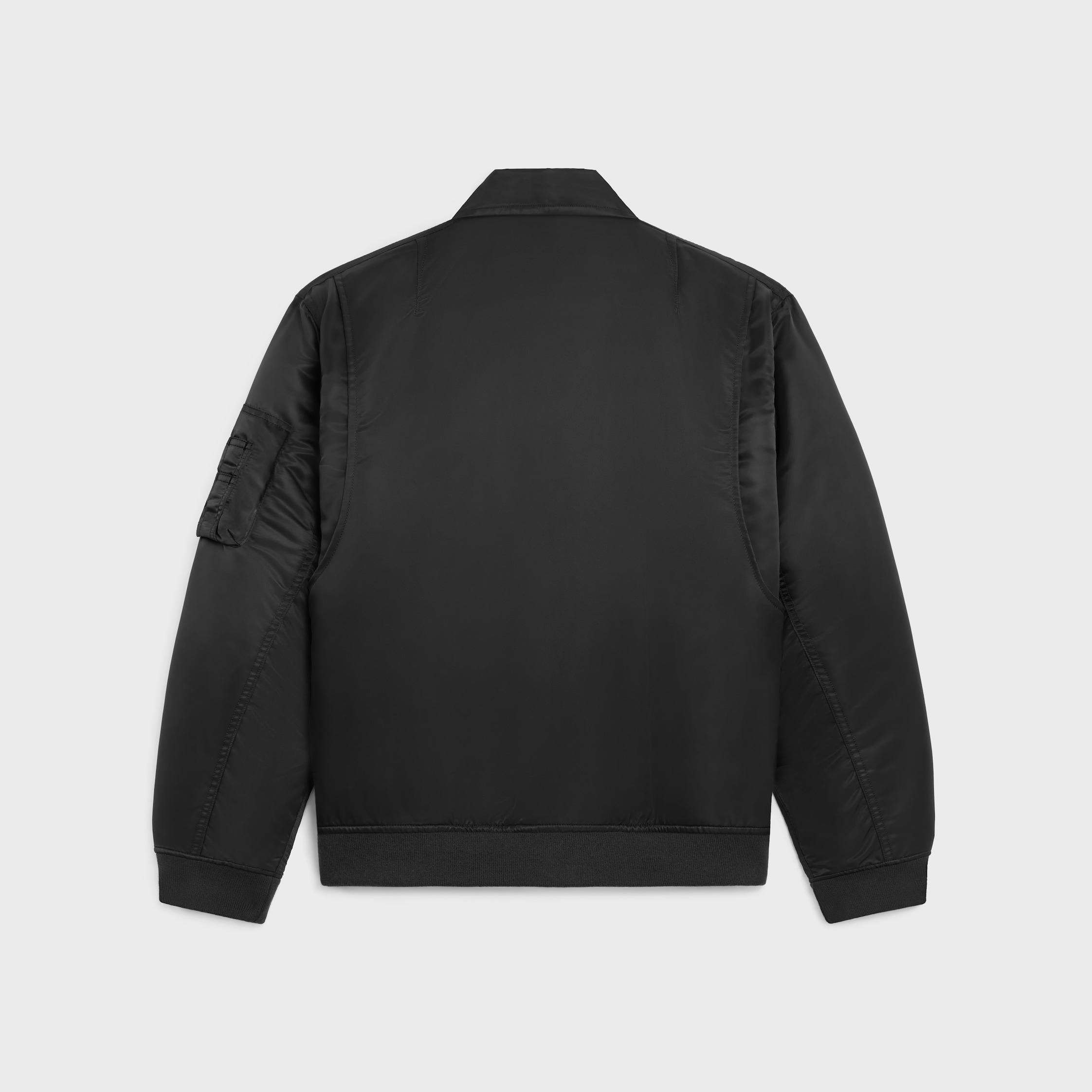 celine bomber jacket in nylon twill - 2