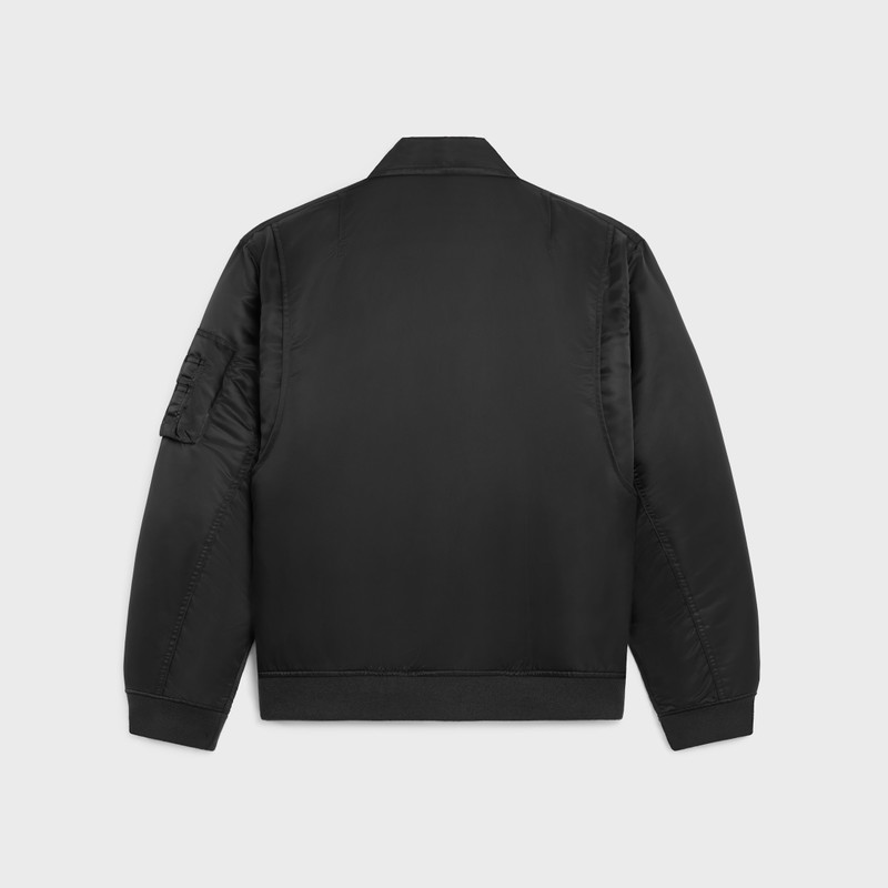 CELINE celine bomber jacket in nylon twill outlook