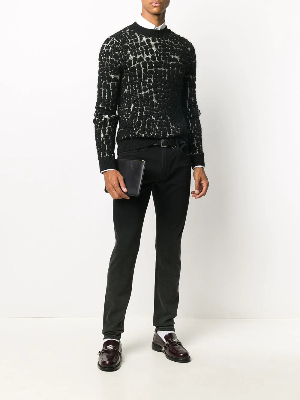 mosaic-effect jumper - 2