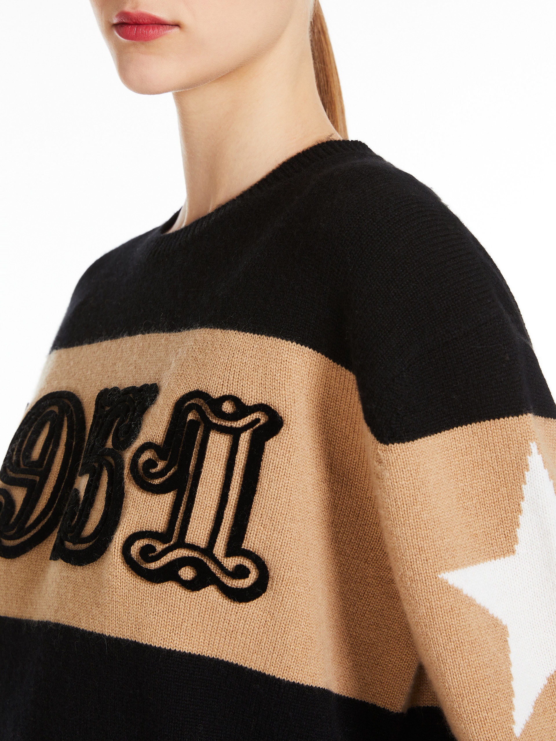 DIRCE Oversized wool and cashmere jumper - 5