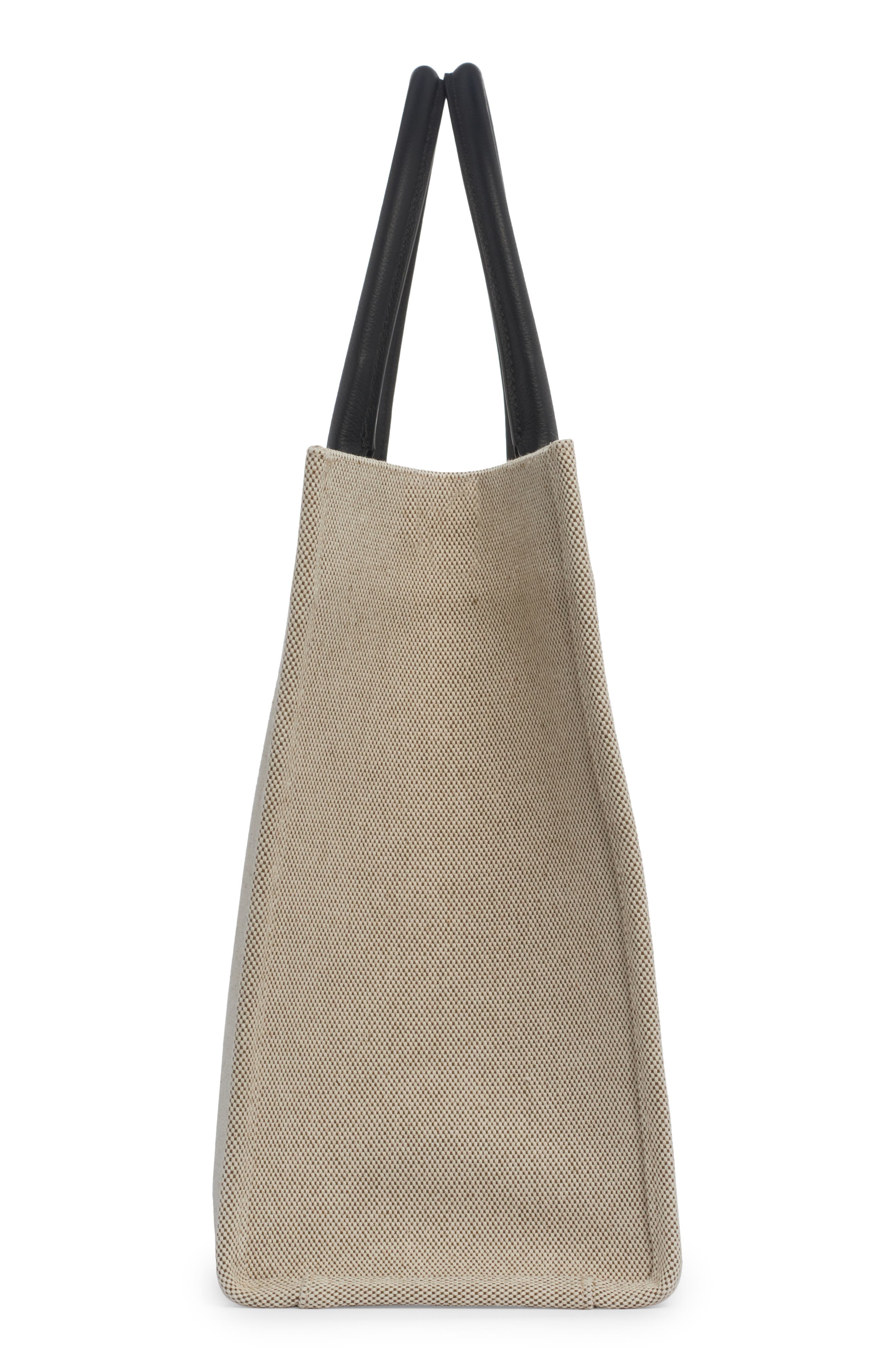 Versace La Medusa Canvas Tote in Rope Black-Versace Gold at Nordstrom - 5