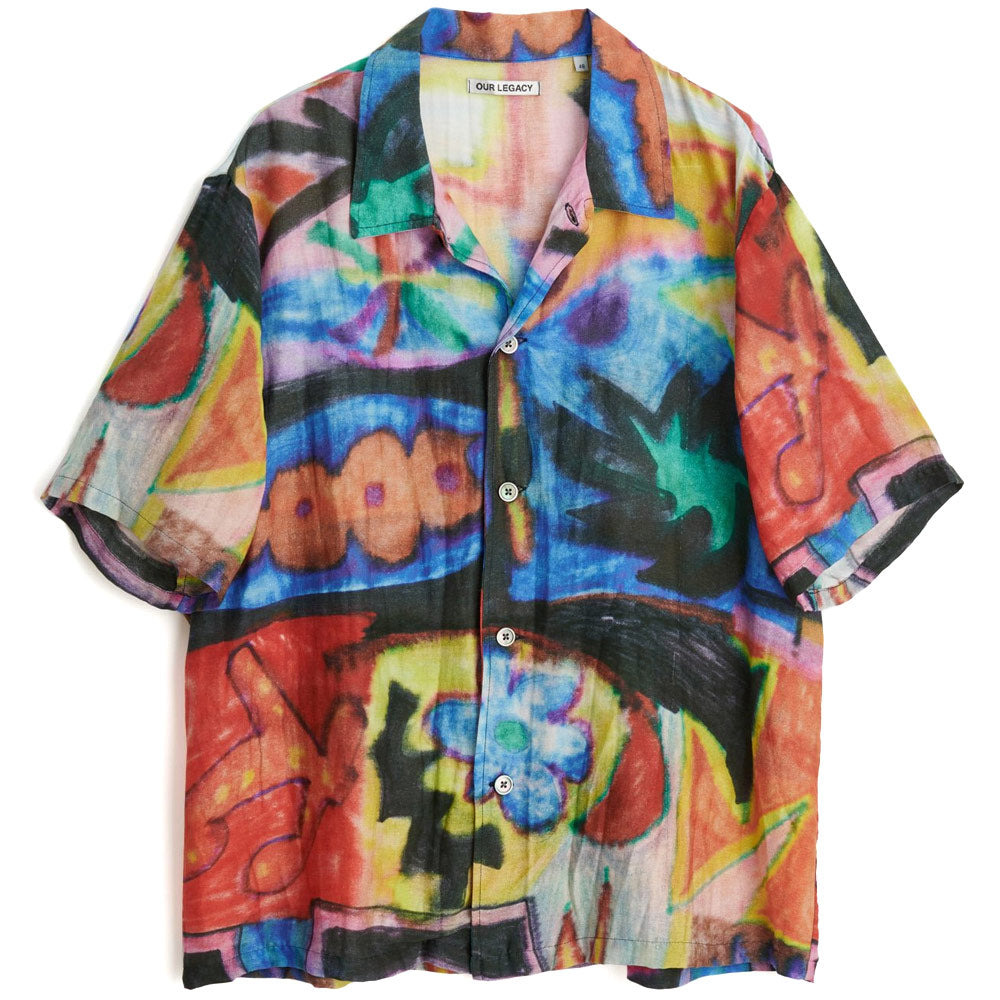 Our Legacy | Box Shirt Shortsleeve Landscape Daylight Print 'Boxy Fit' - 1