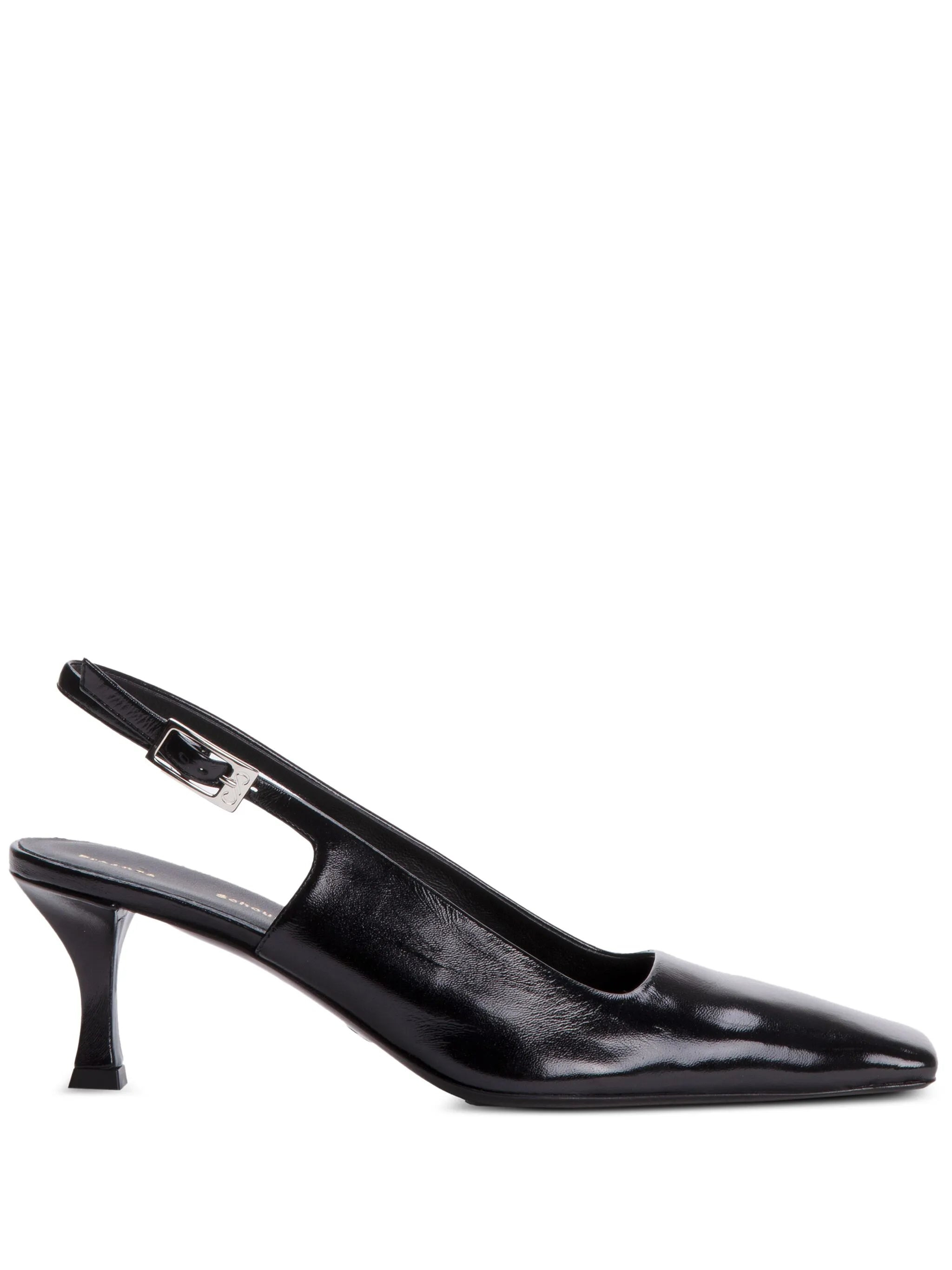 slingback leather pumps - 1