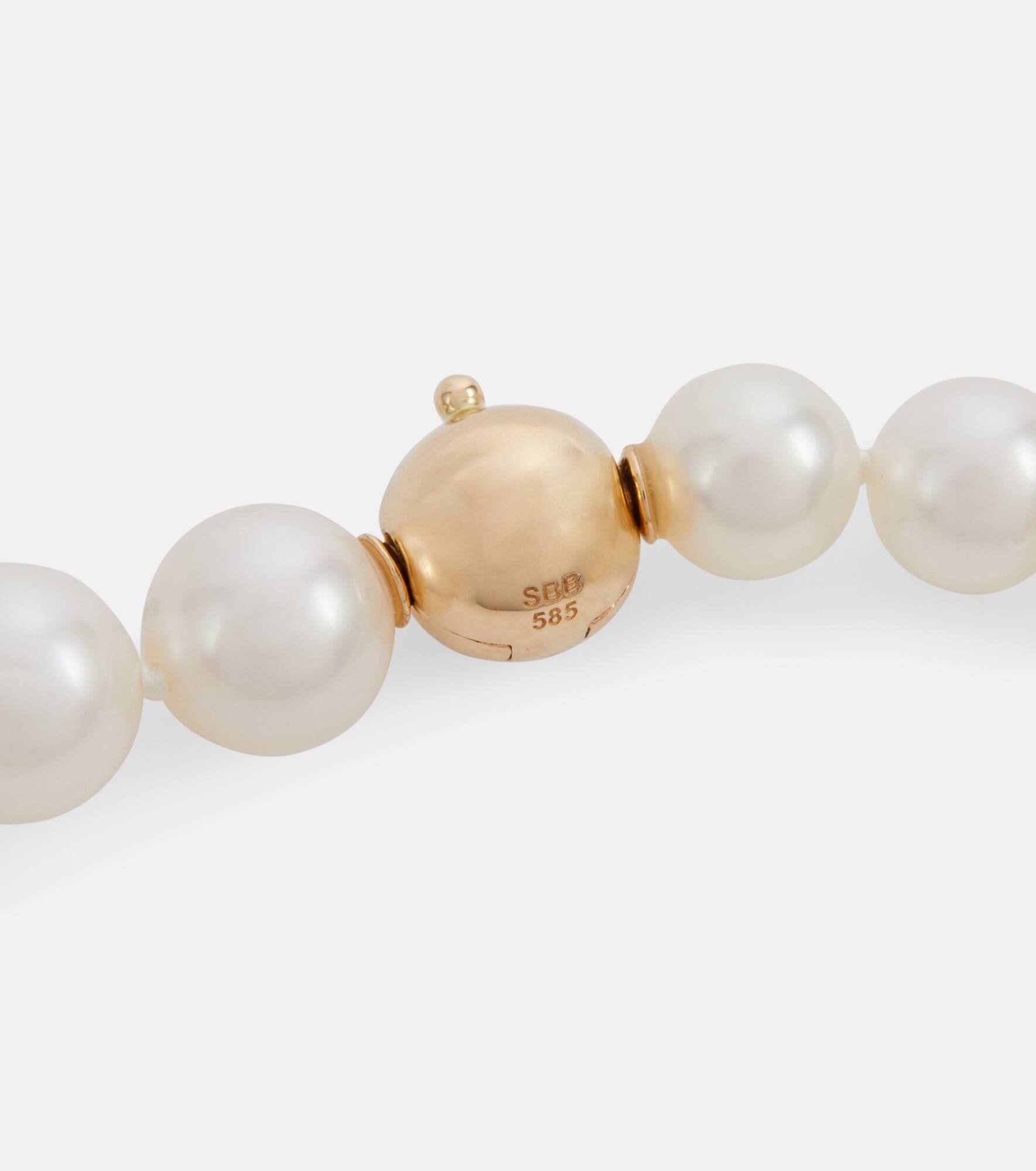 Peggy Rosette pearl necklace - 4