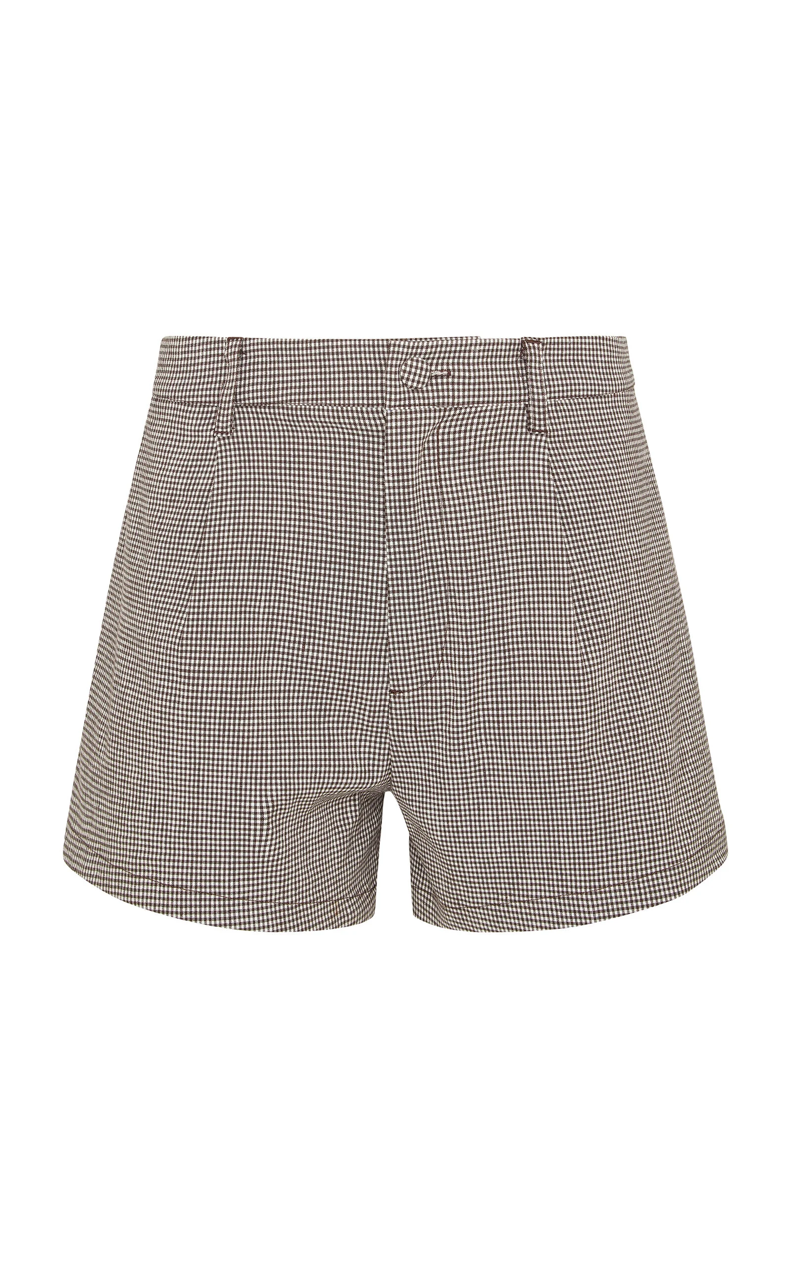 Stretch Linen Shorts brown - 1