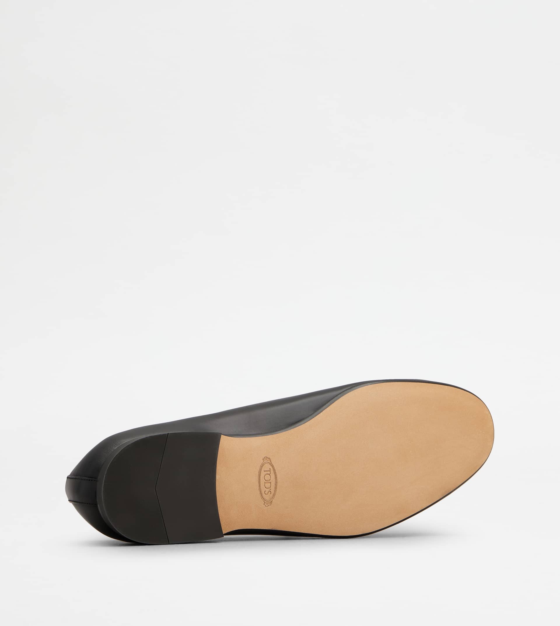 LOAFERS WITH TASSELS IN LEATHER - BLACK - 4