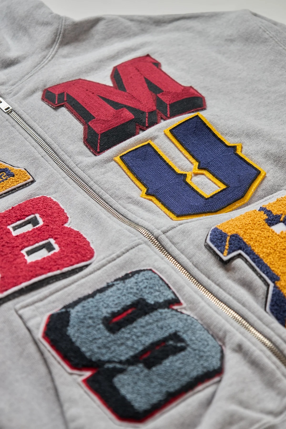Ambush Zip Up Sweatshirt Gray - 3