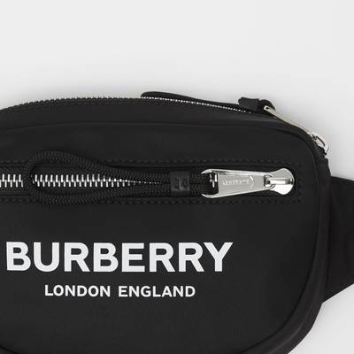 Burberry Small Logo Print ECONYL® Cannon Bum Bag outlook