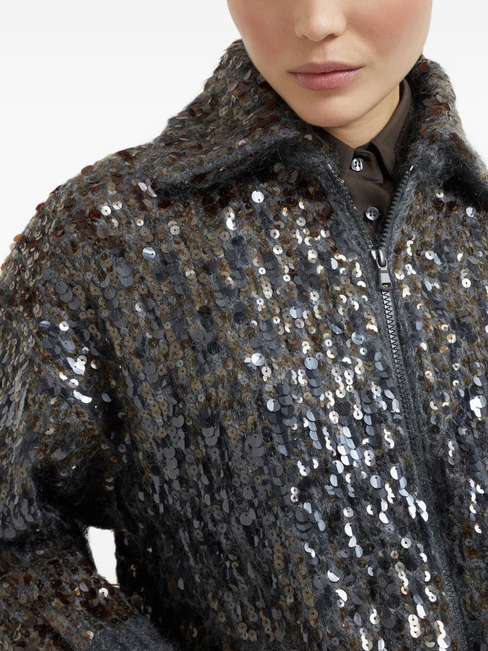 Dazzling embroidered cardigan - 6
